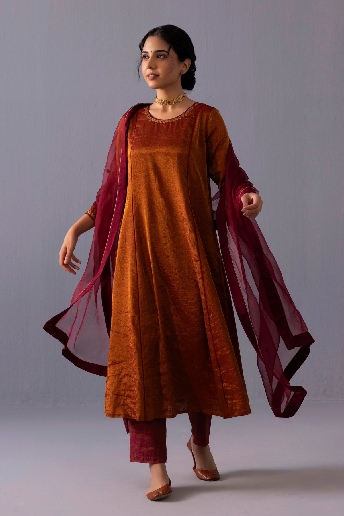 Himani Red Kurta Set