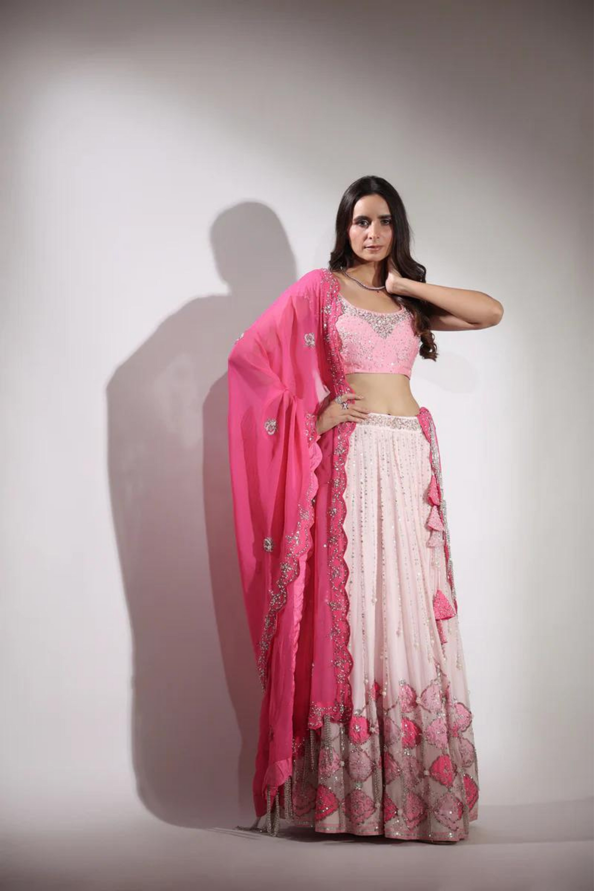 Sift Pink Lehenga Set