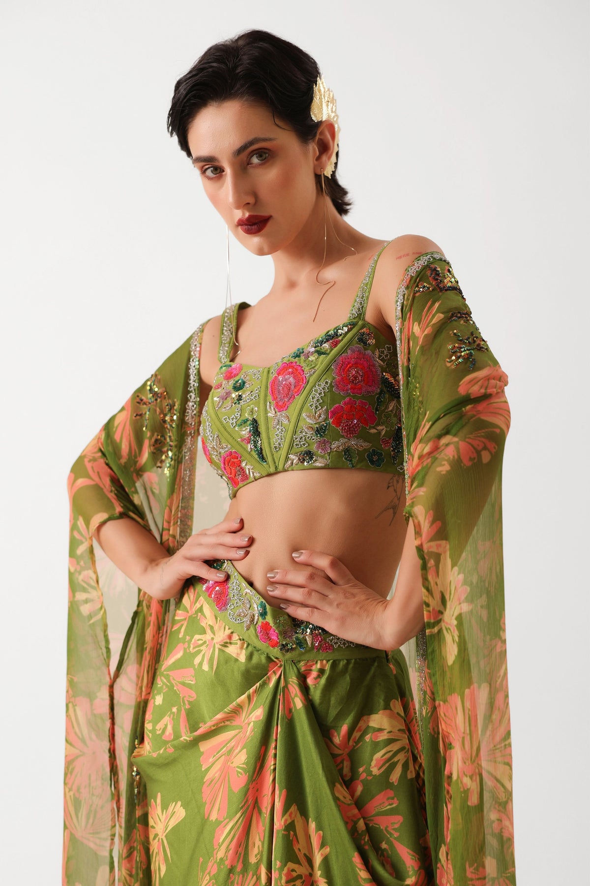 Avocado Teriza Cape Set
