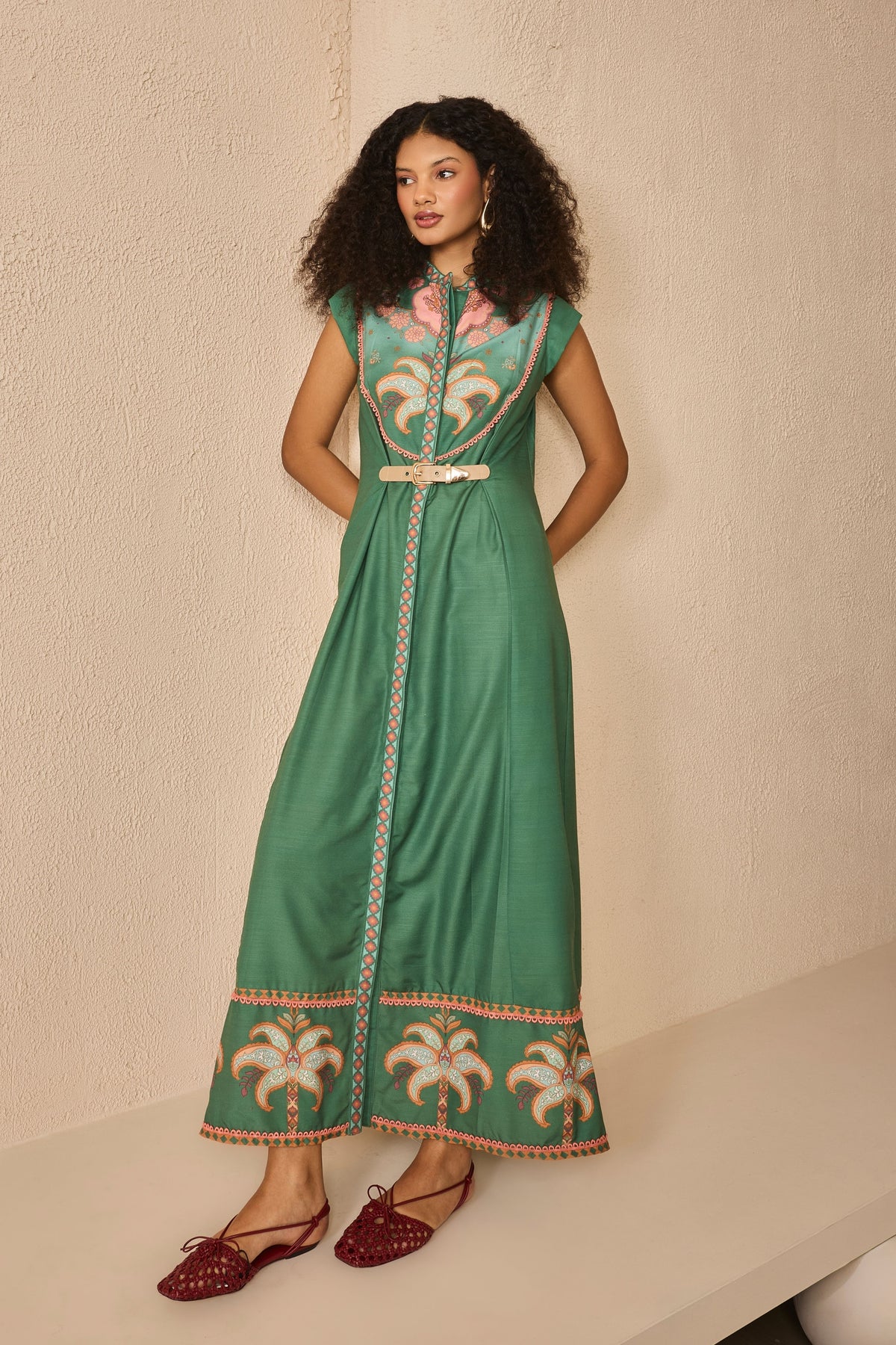 Palma Green Dress