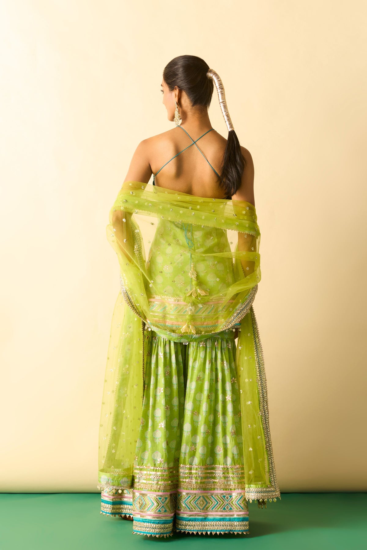 Dwisha Halter Sharara Set