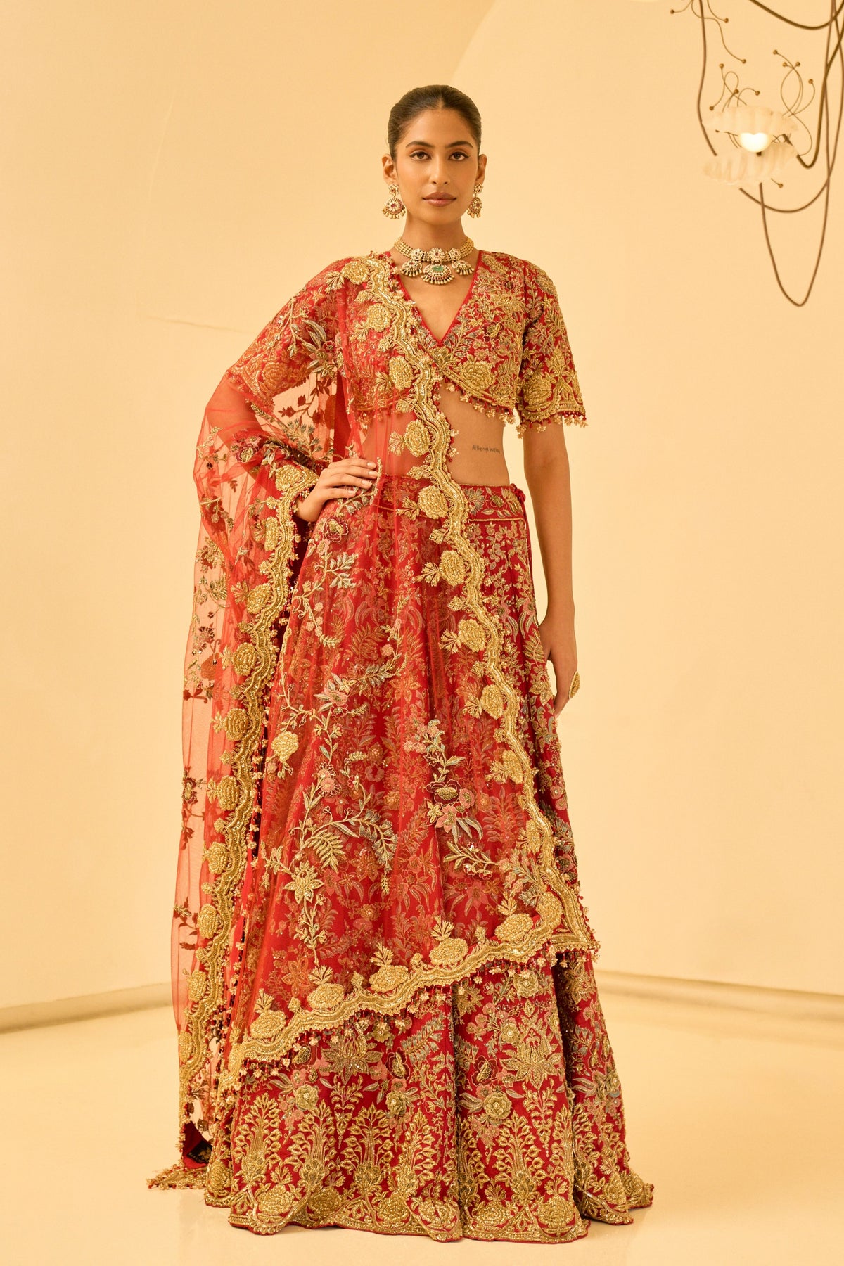 Zardozi Bridal Lehenga Set