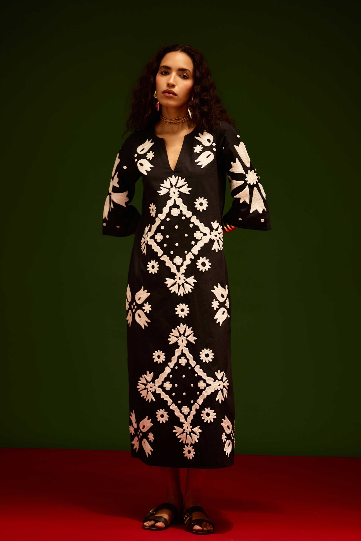 Black Sitara Maxi Dress