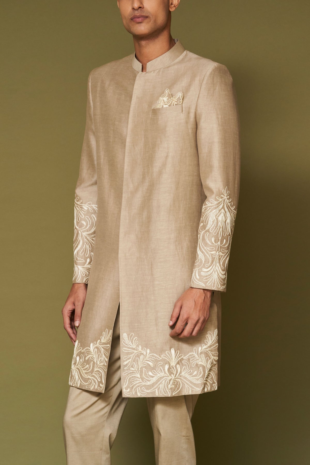 Sand Dori Sherwani Set