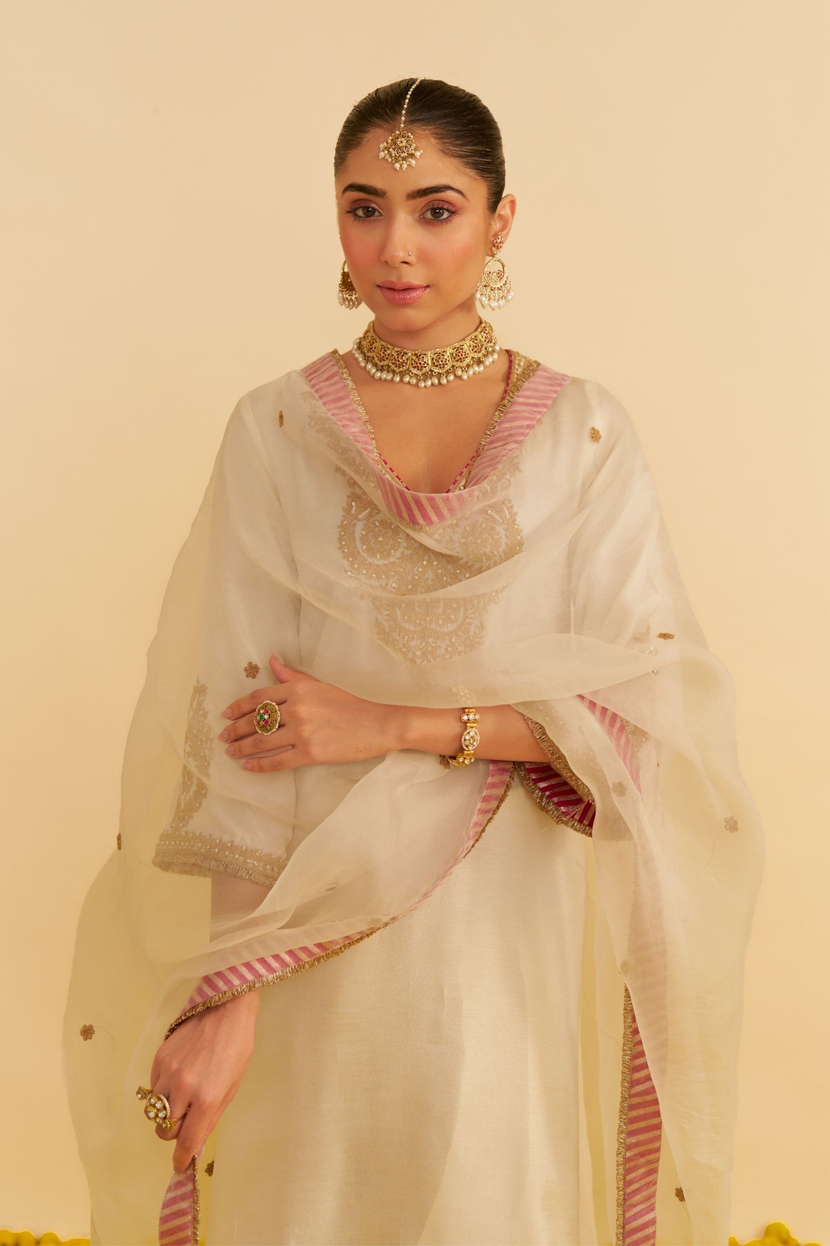 Haayat Ivory Salwar Set