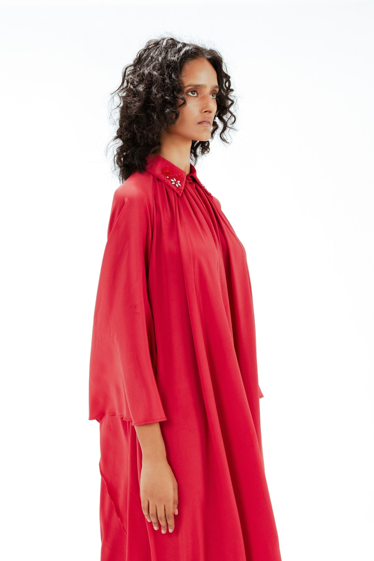 Alara Embellished Crepe Dress