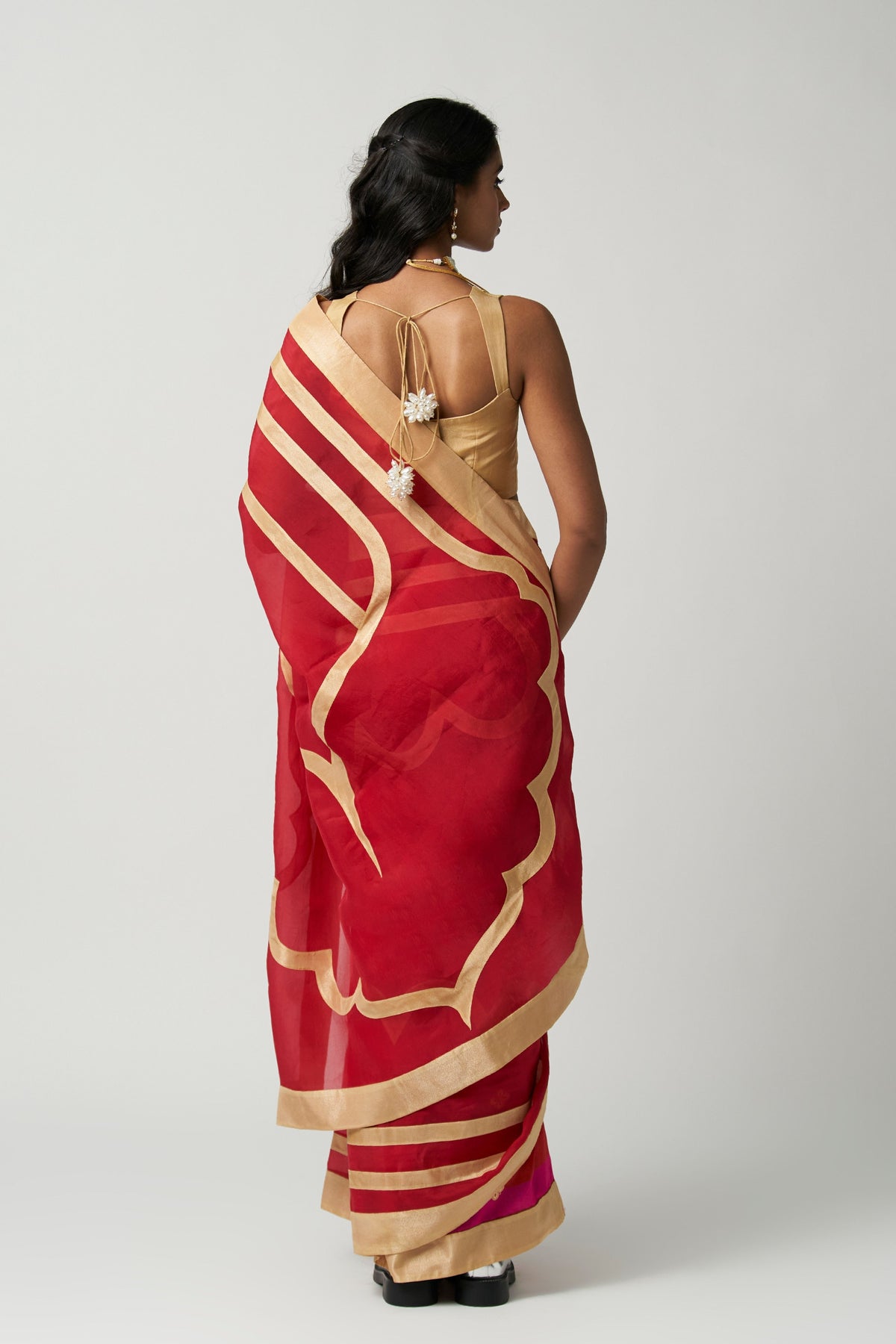 Ruby Mehrabiya Saree