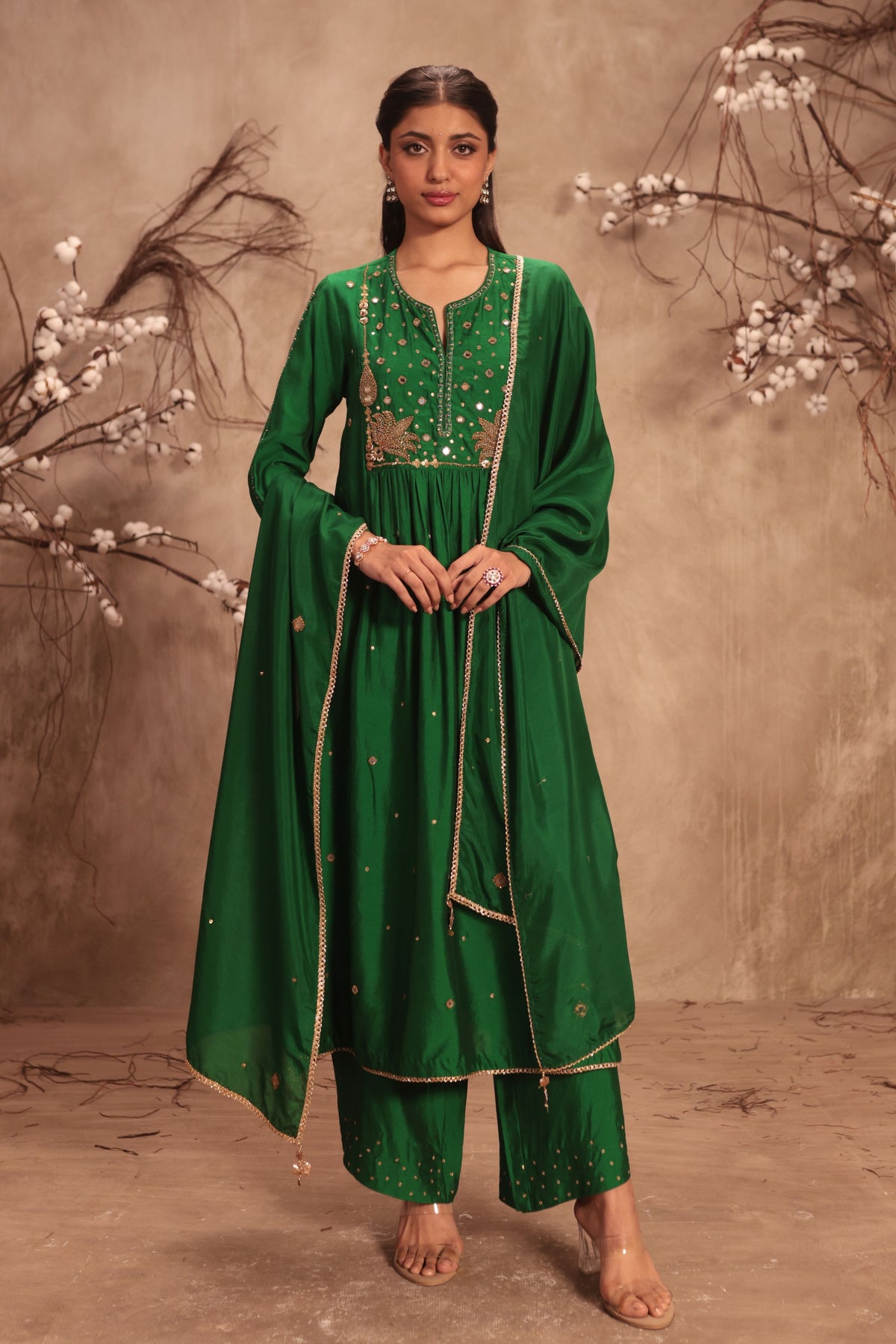 Green Dupatta