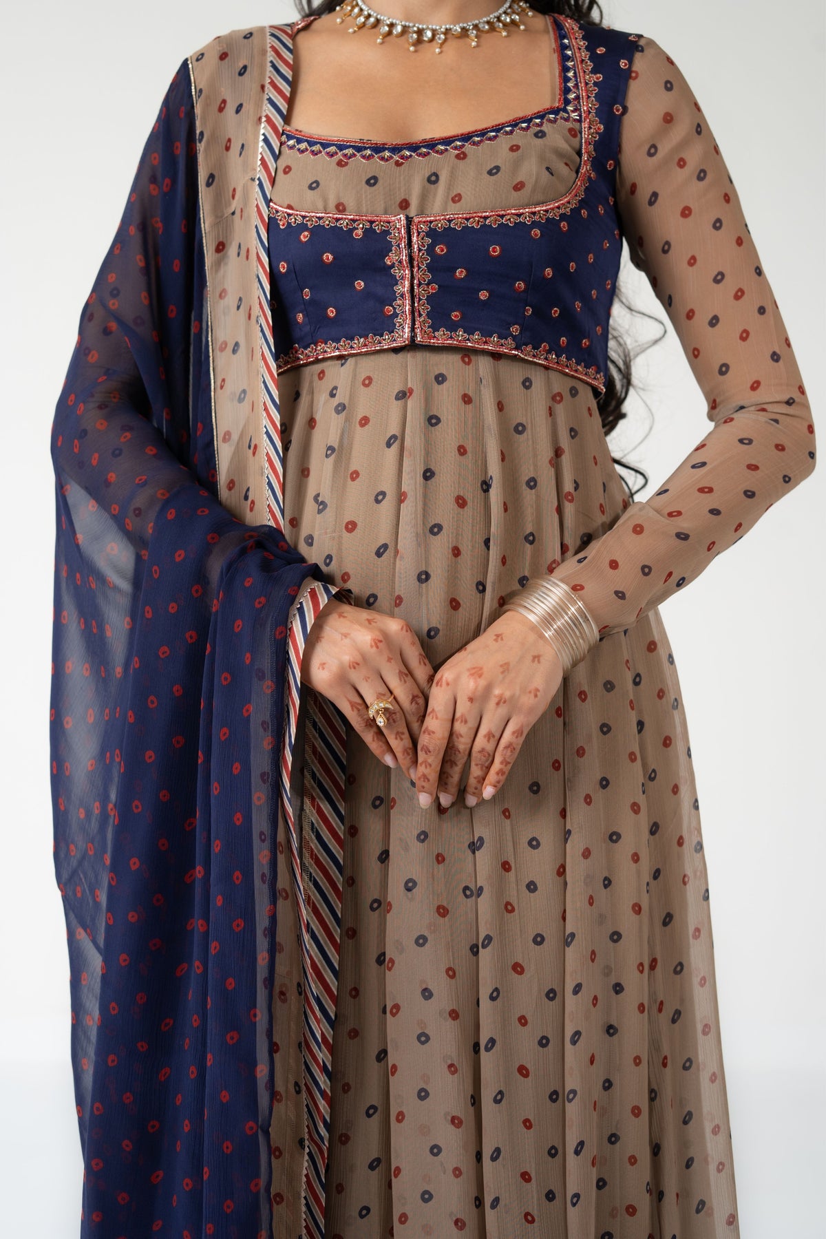 Veena Anarkali Set