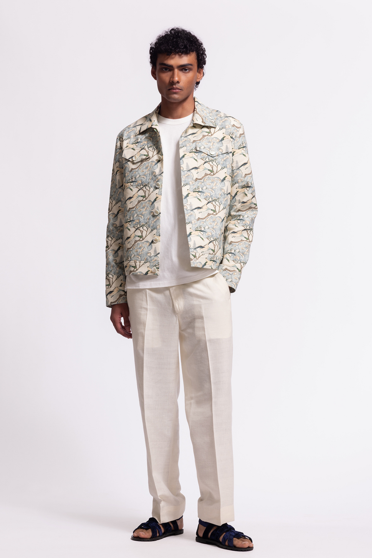 Printed Jacket With Pockets