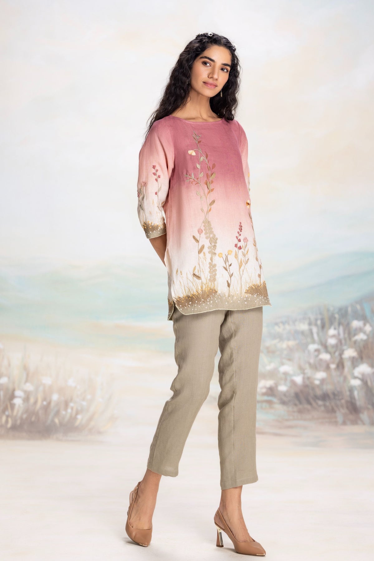 Landscape Mona Pink Co-ord Set