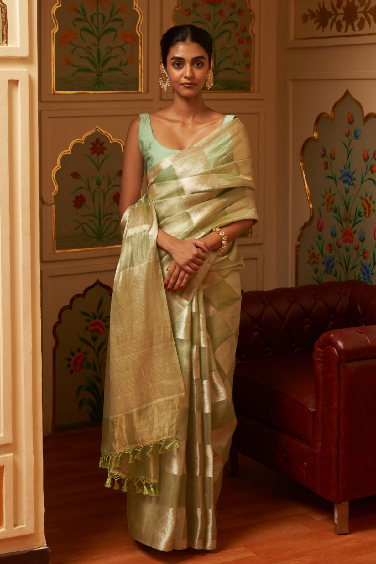 Kalyani Green Saree