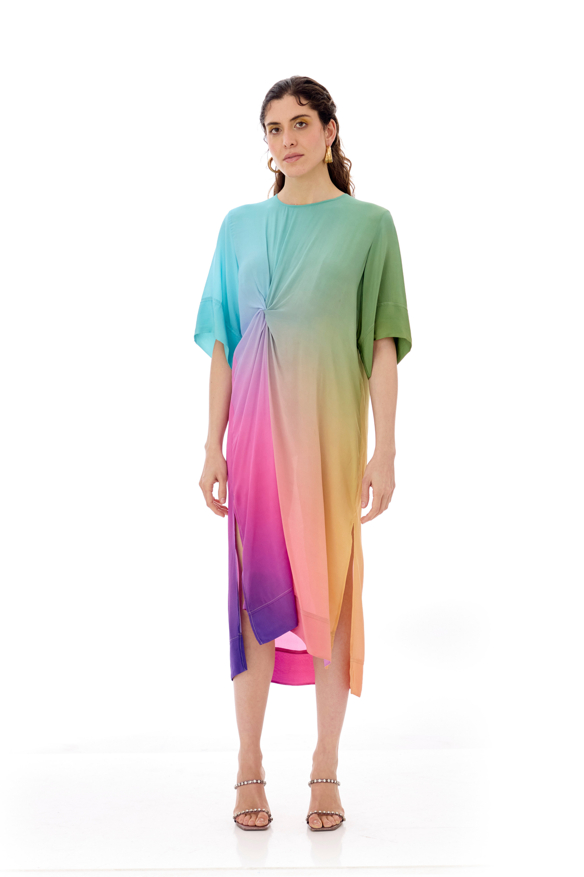 Merlot Draped Dress