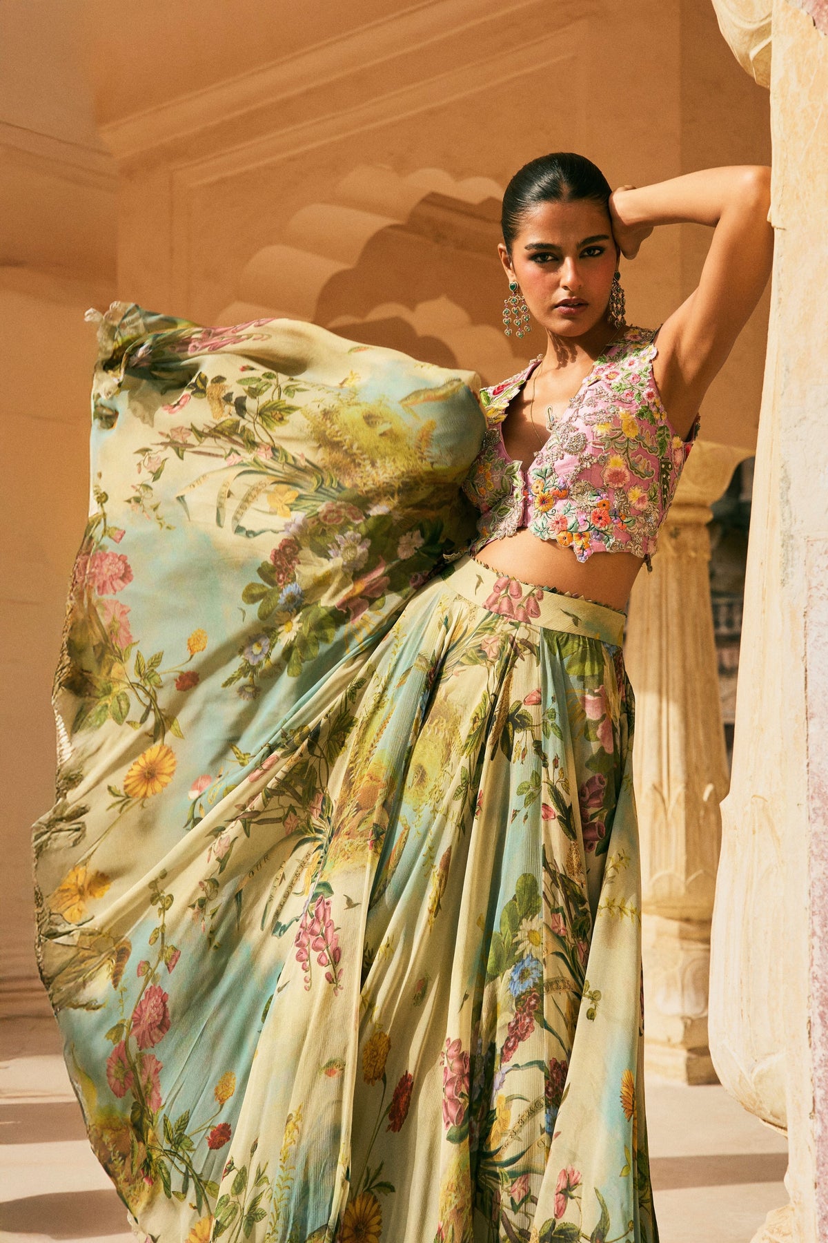 Janhvi Applique Lehenga Set