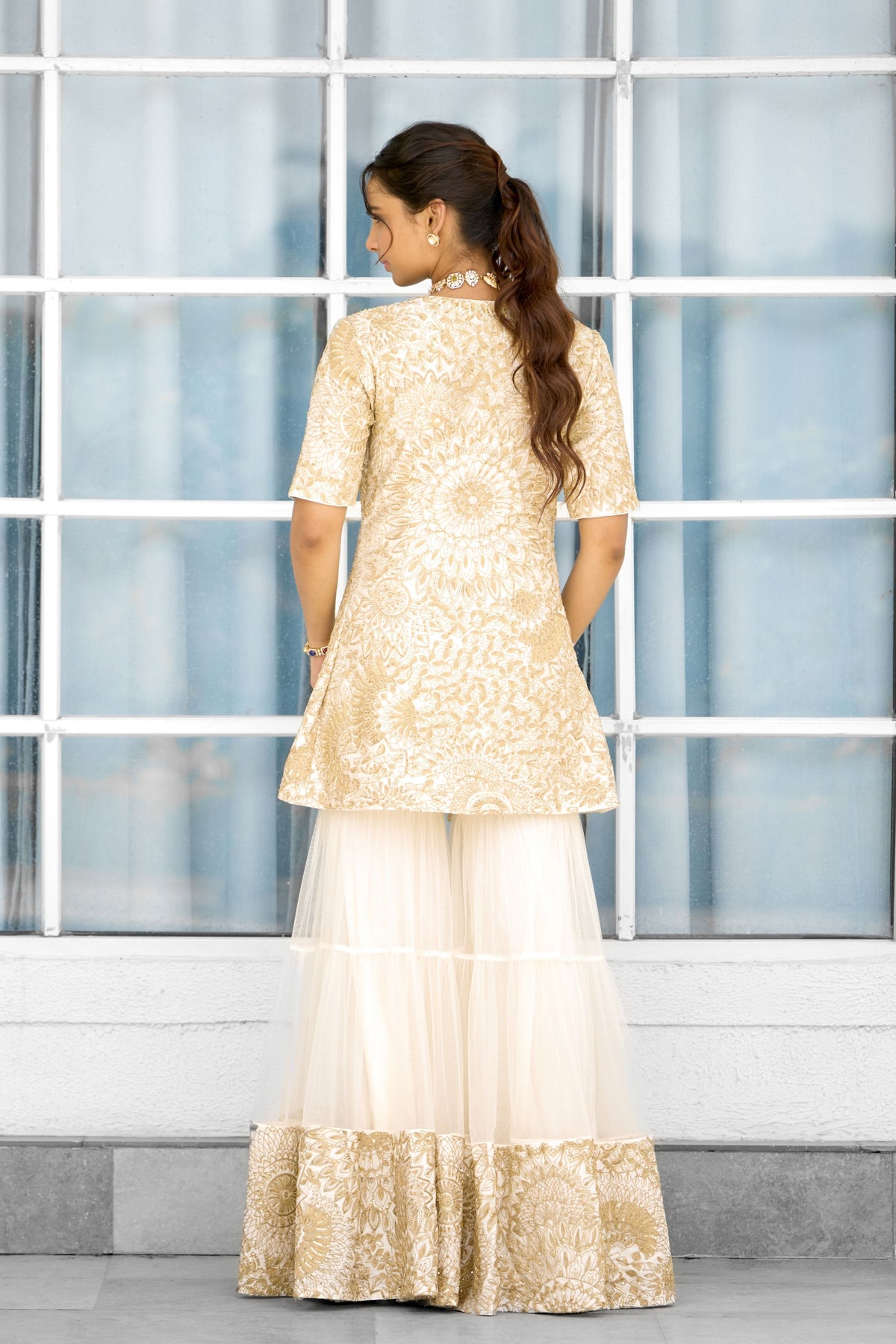 Sun Ray Sharara Set