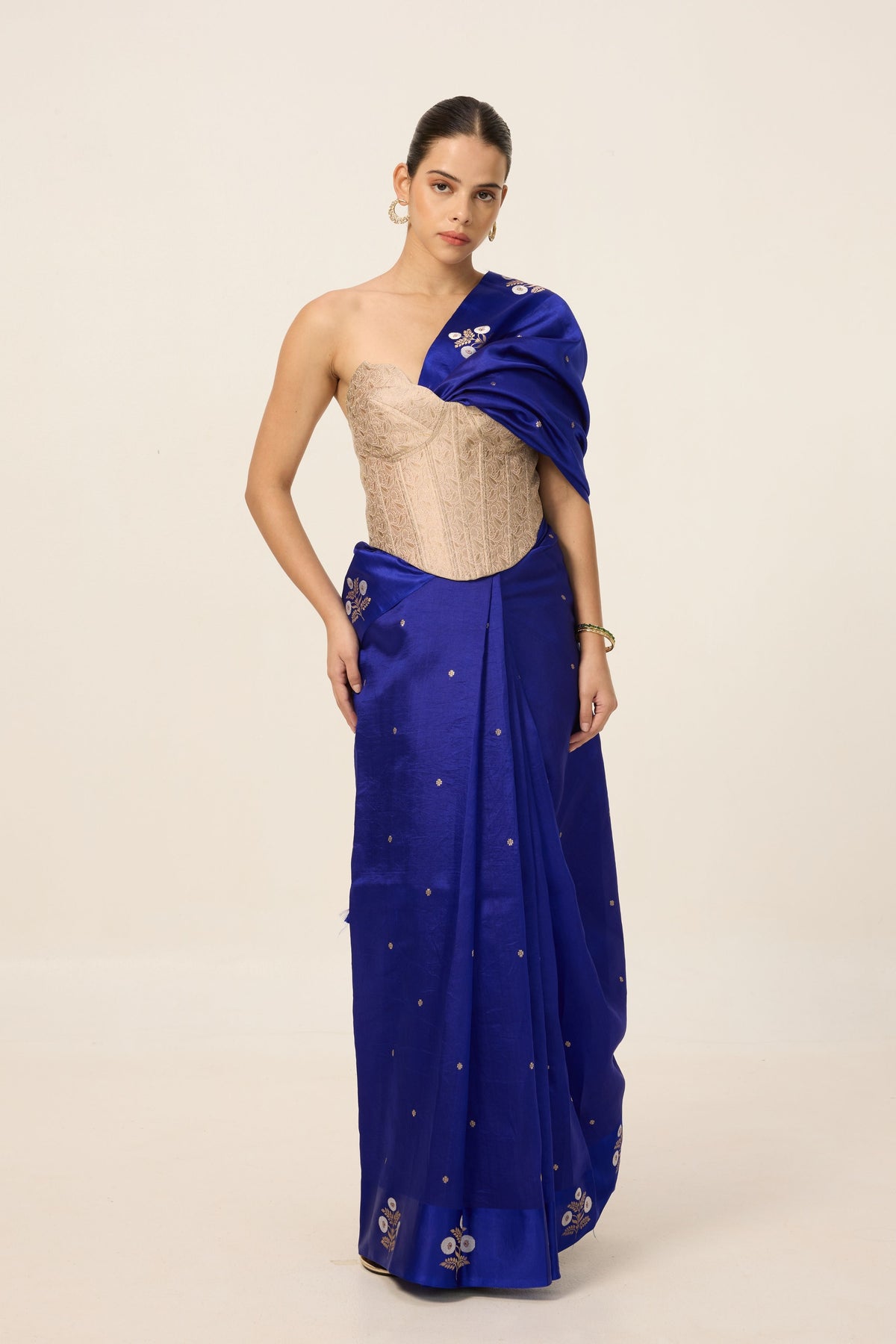 Indigo Blue Silk Saree