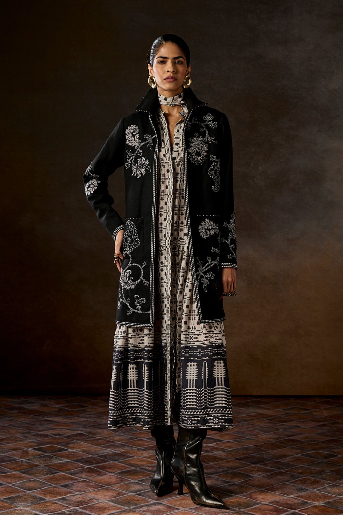 Mirella Long Black Jacket