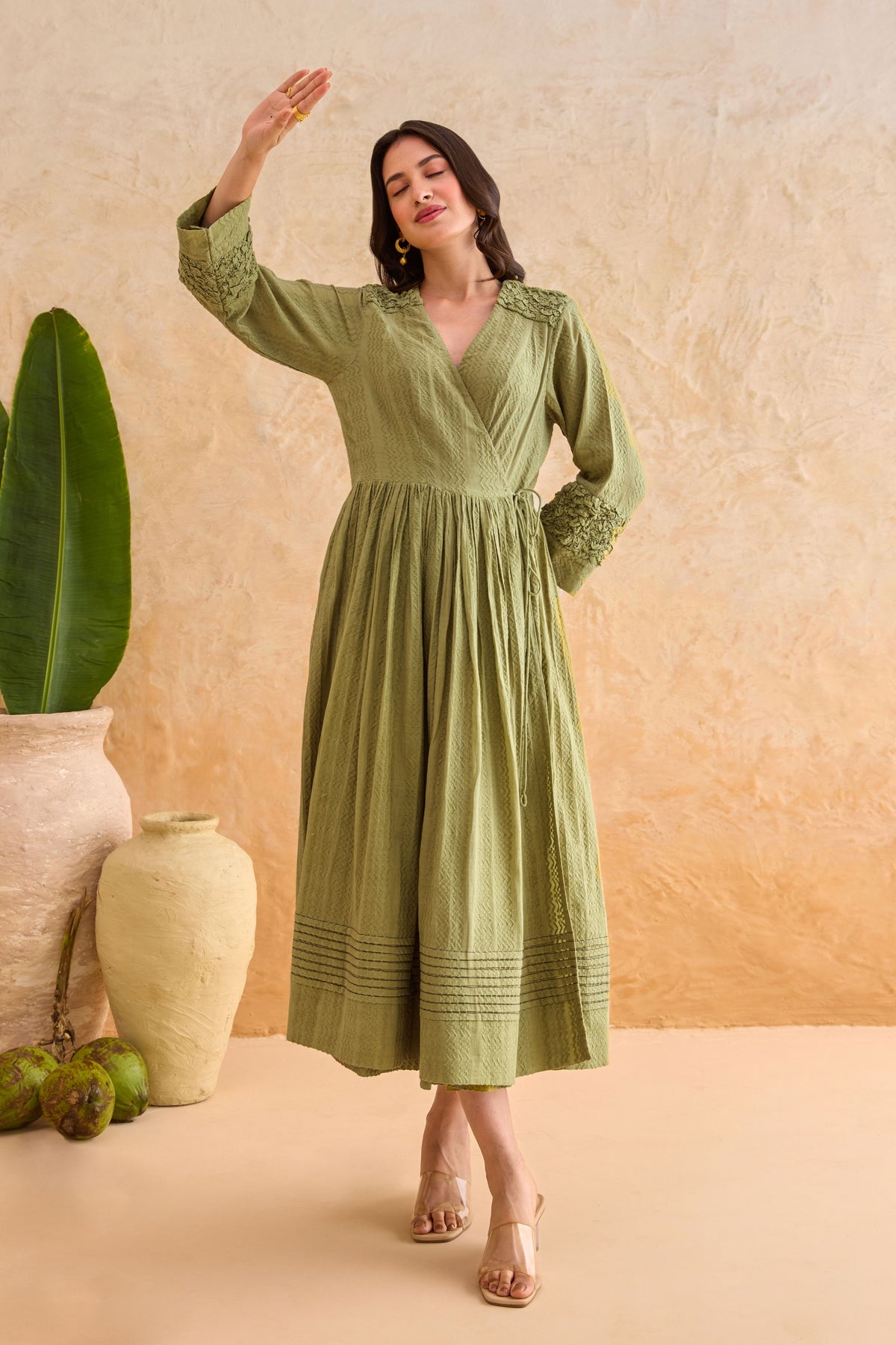 Olive Fern Dress