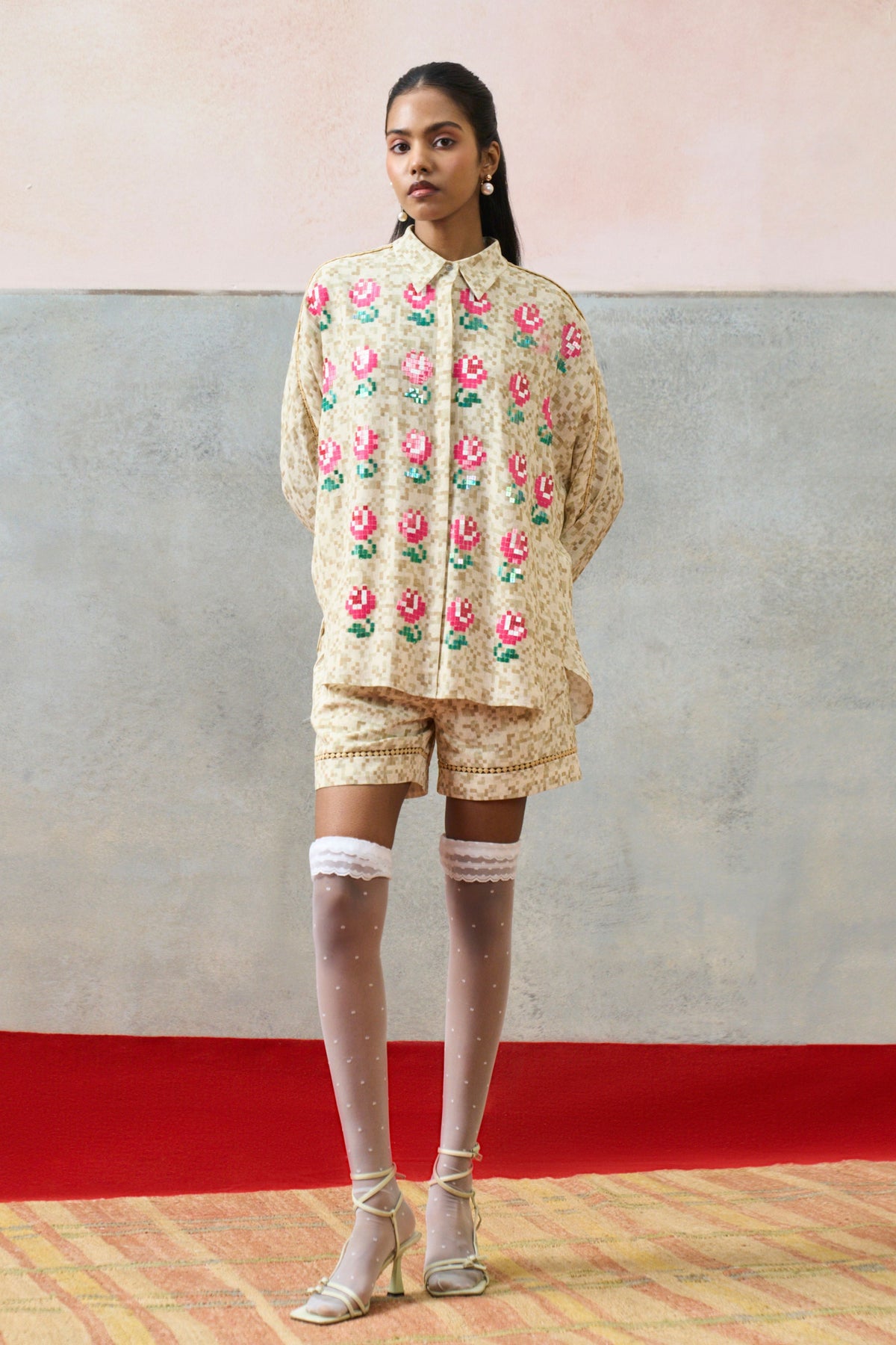 Elba Kimono Shirt Biege