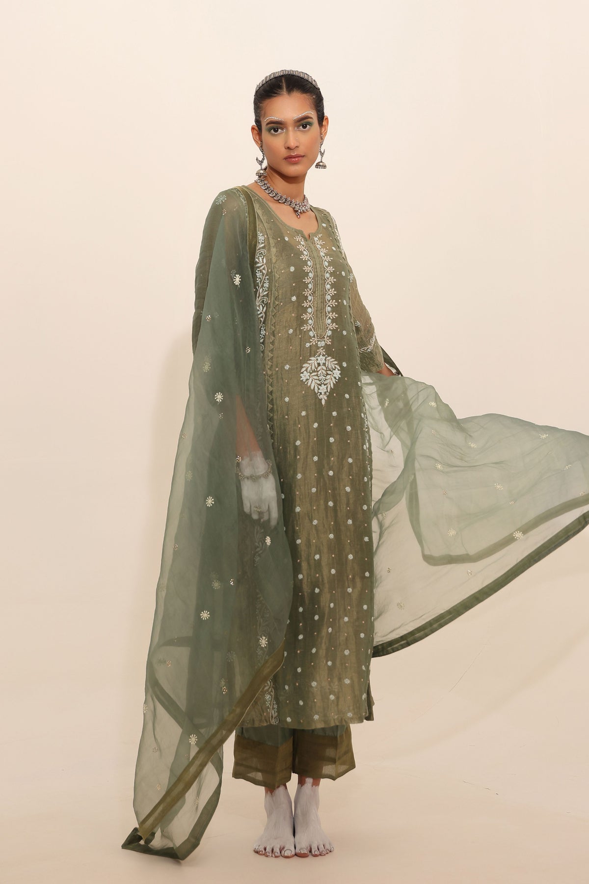 Emerald Straight Suit Set