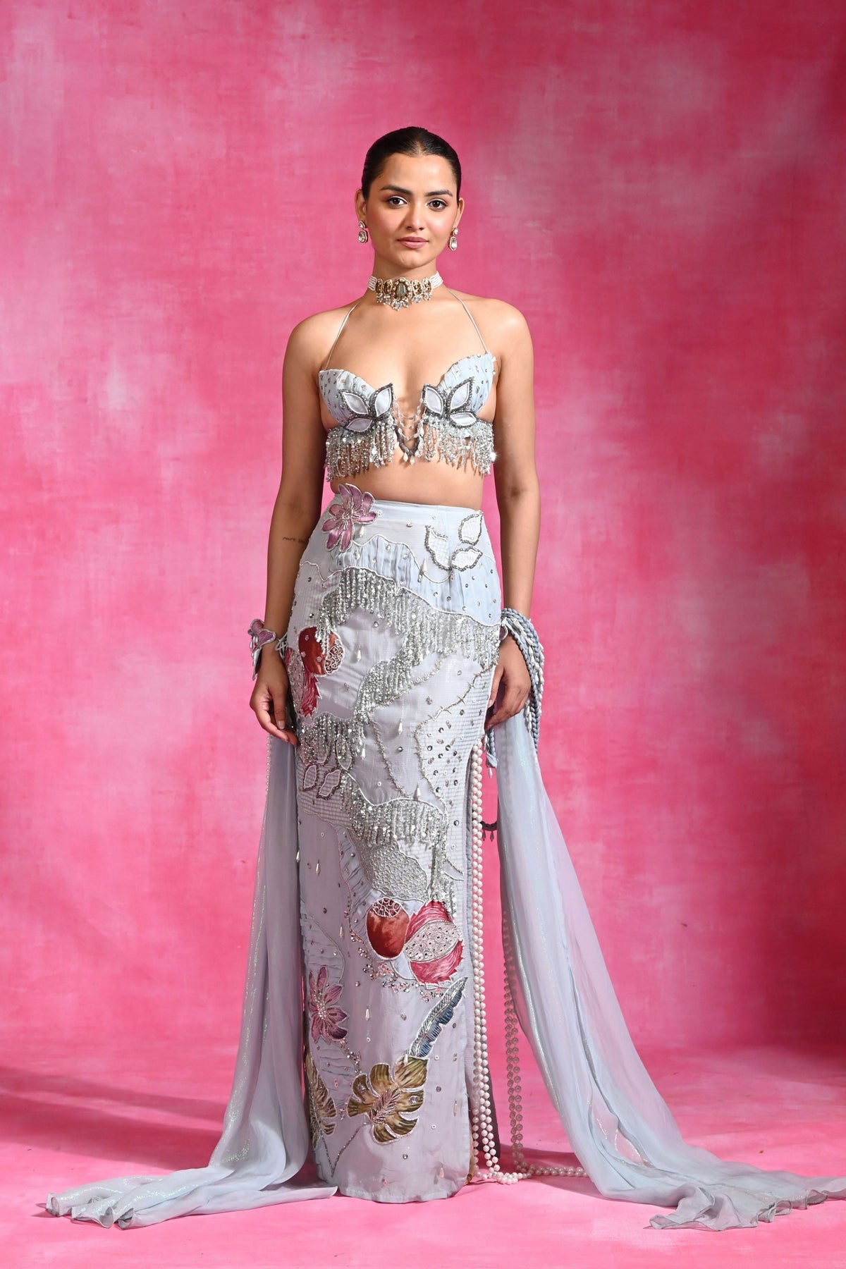 Icy Mehbooba Skirt Set