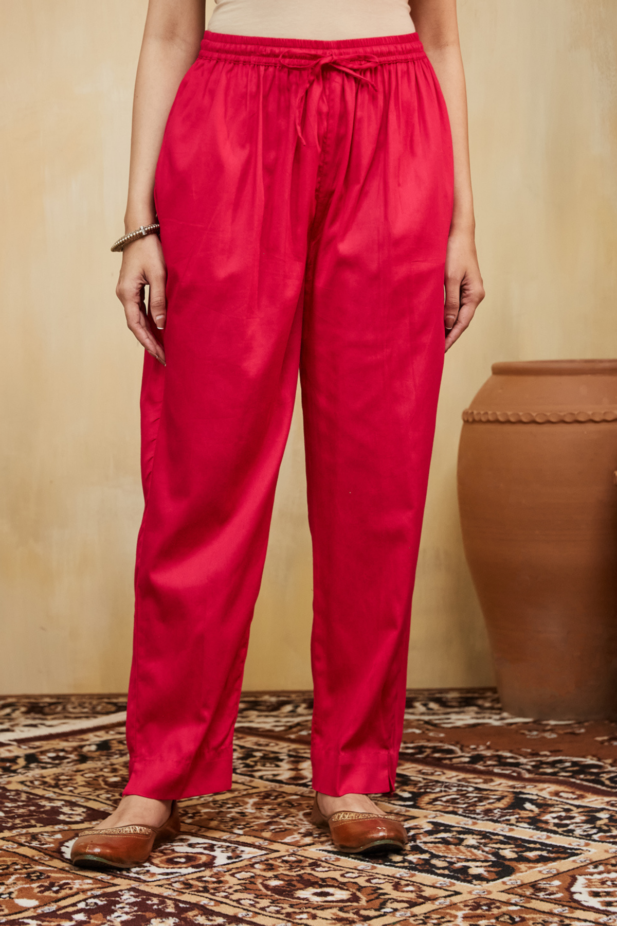 Olive Cotton Silk Samara Kurta Set
