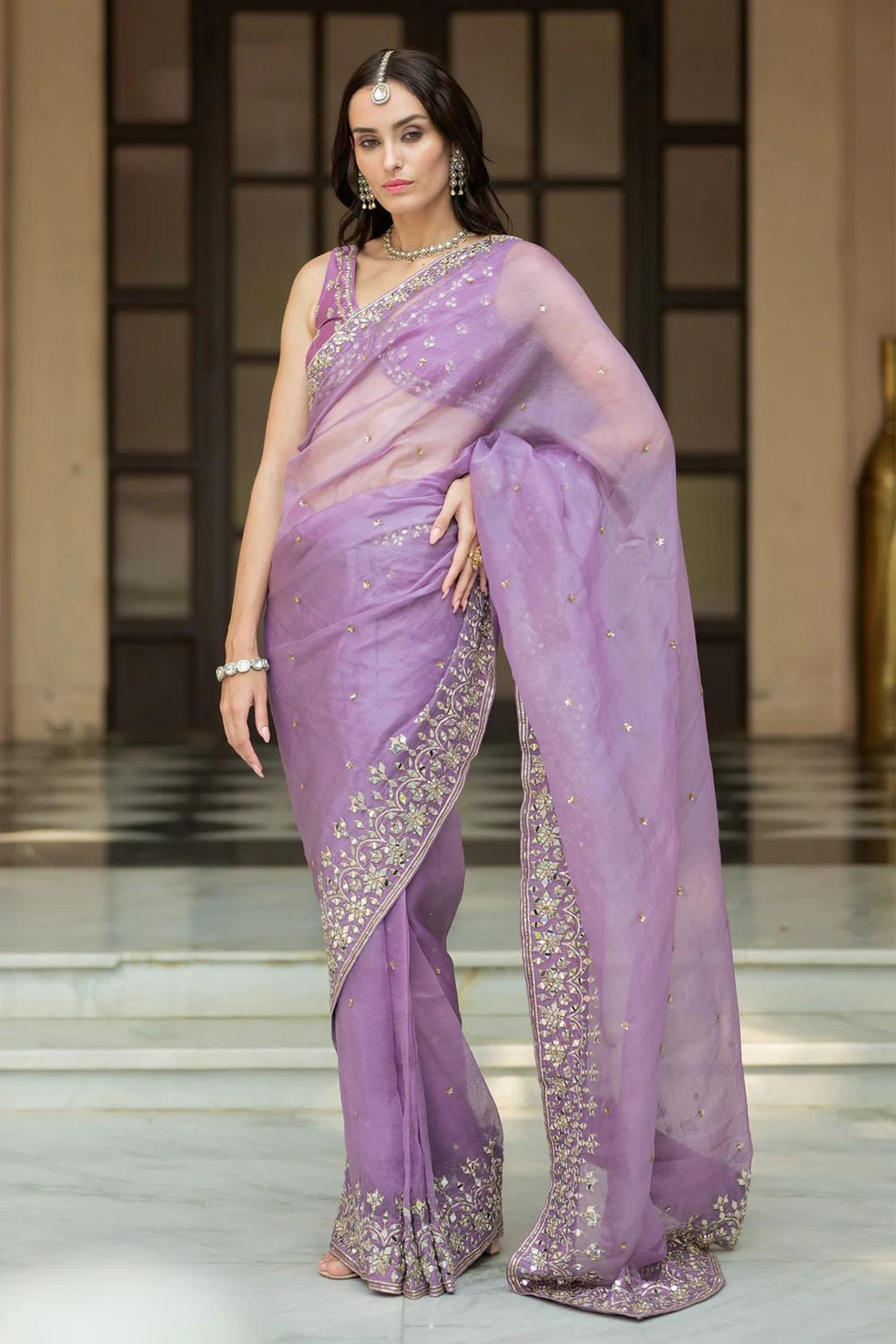 Lavinder Saree Set
