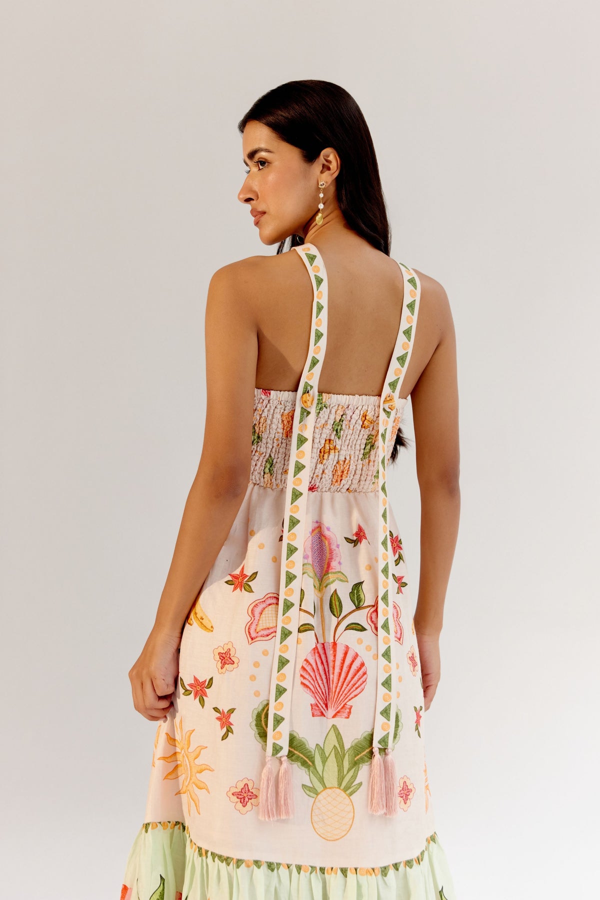 Seashell Ecru Aida Maxi Dress