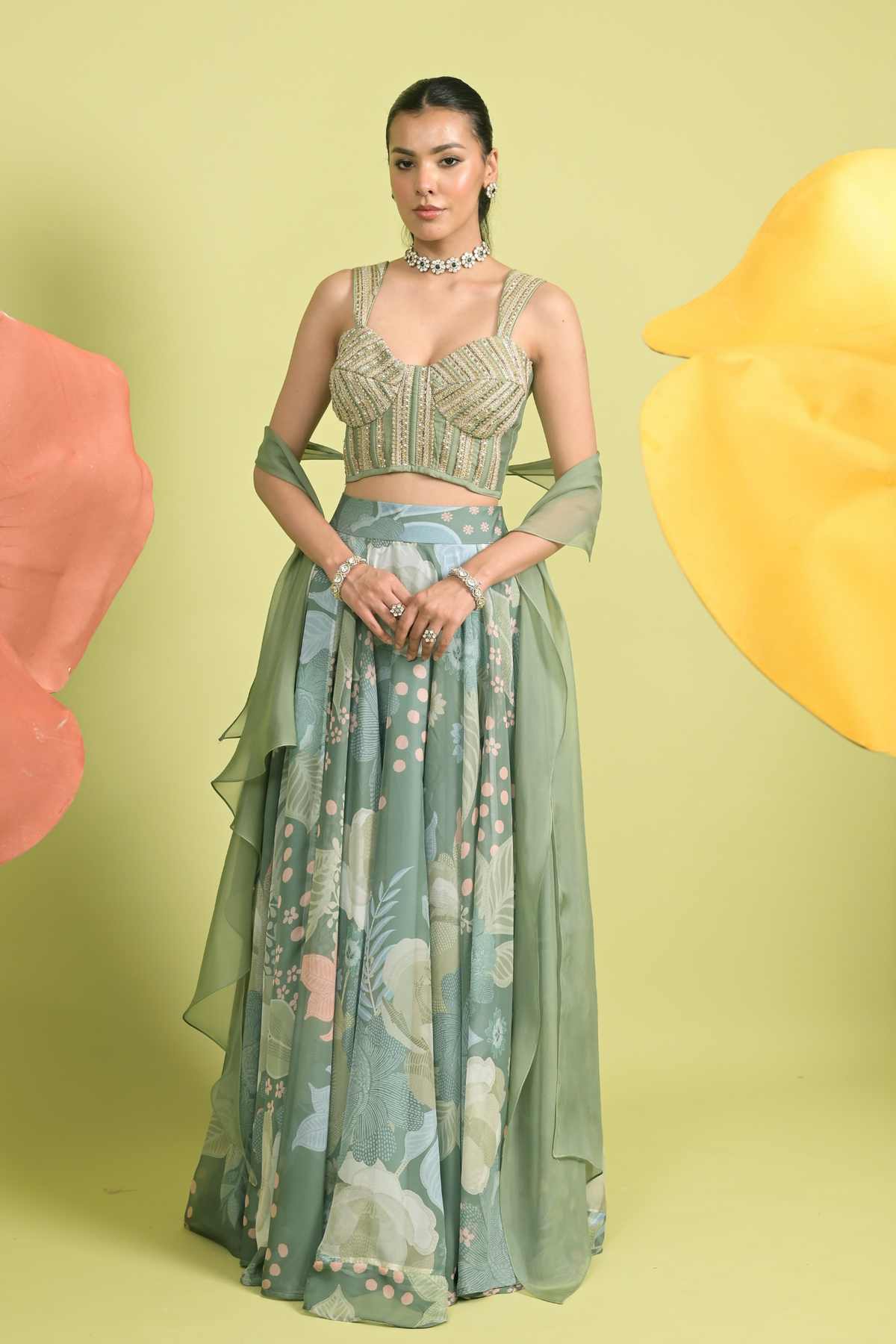 Serene Majesty Lehenga Set