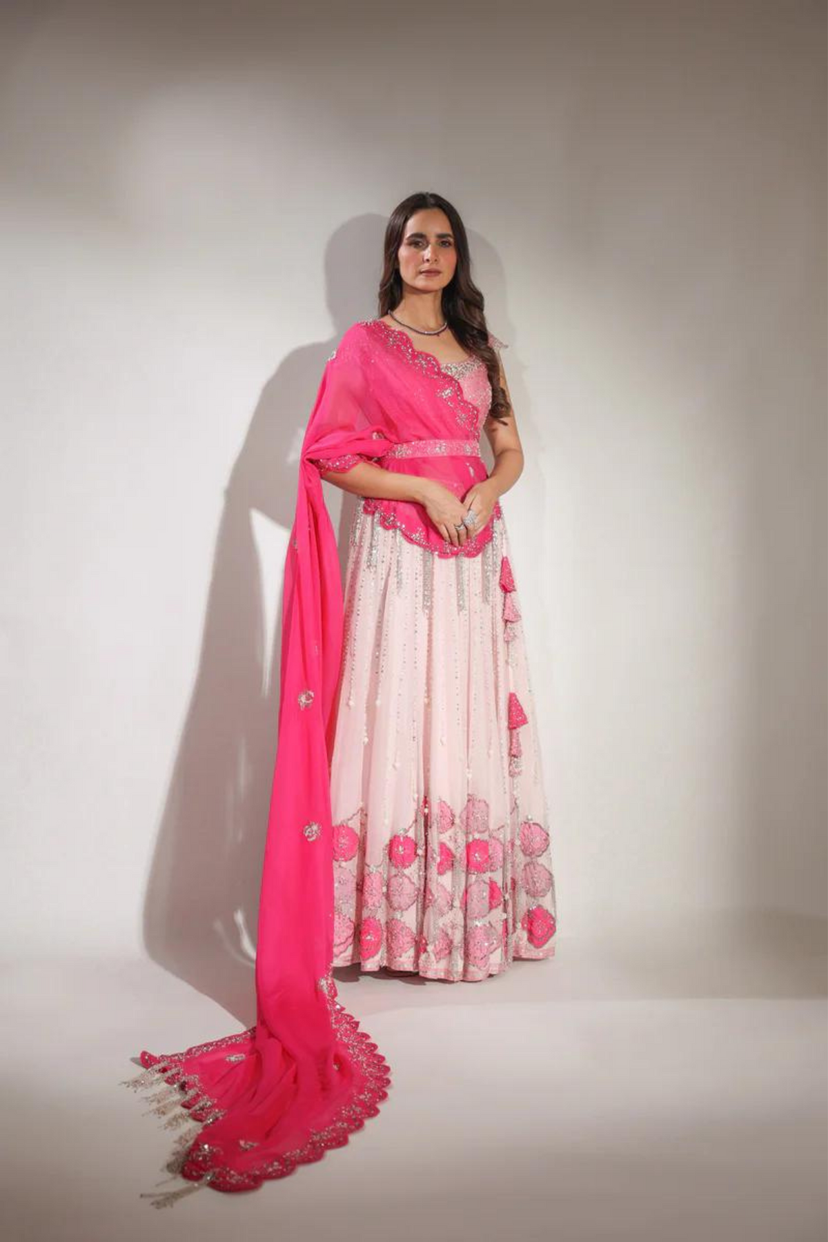 Sift Pink Lehenga Set