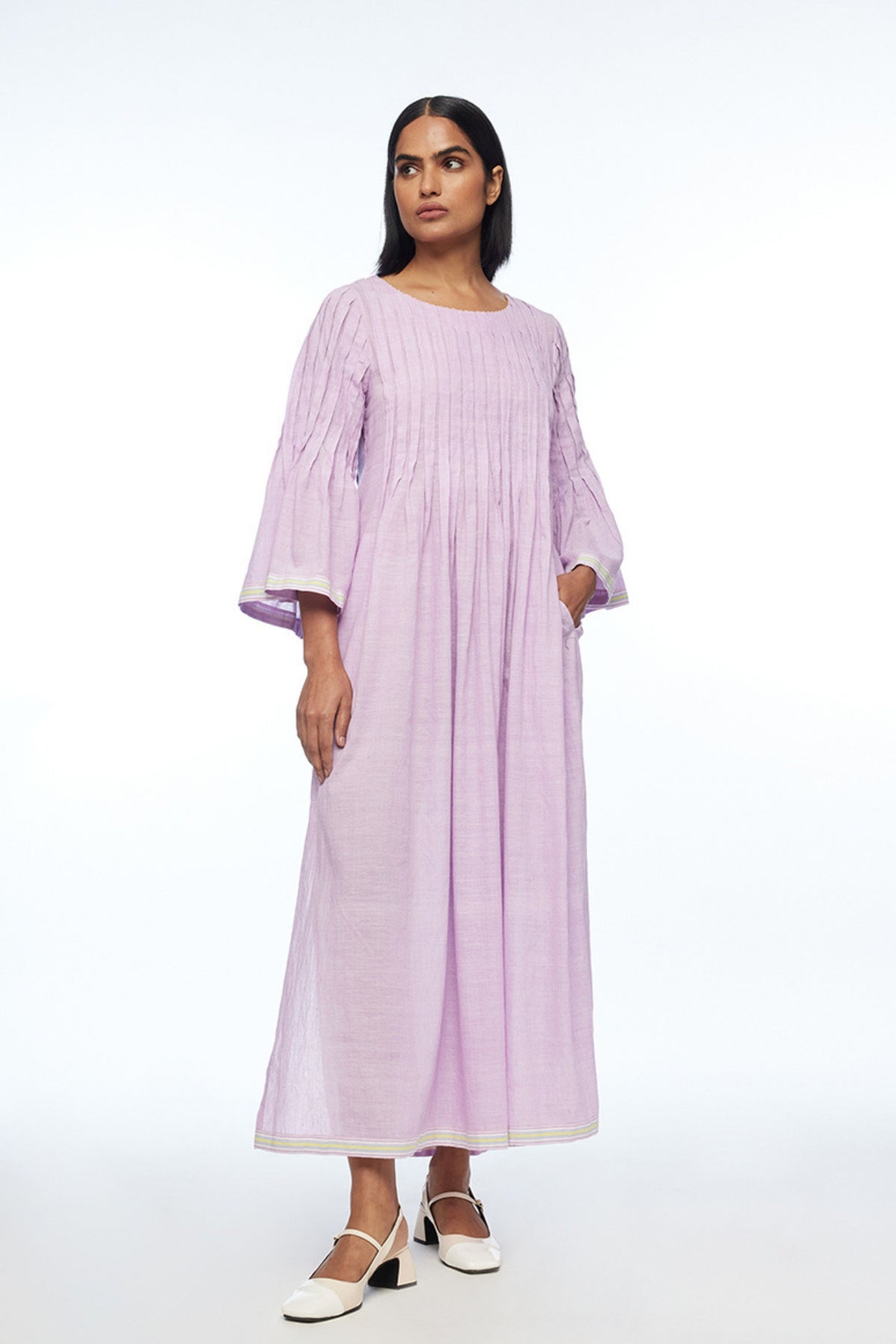 Reversa Pleated Dress