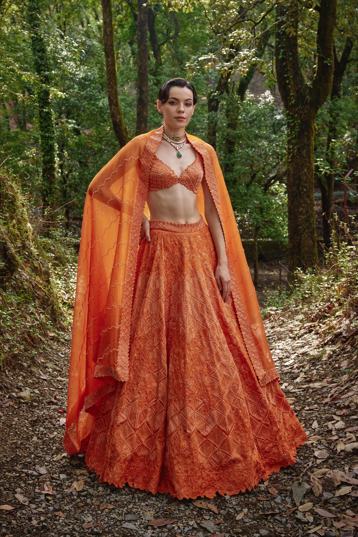 Sunset Lehenga Set