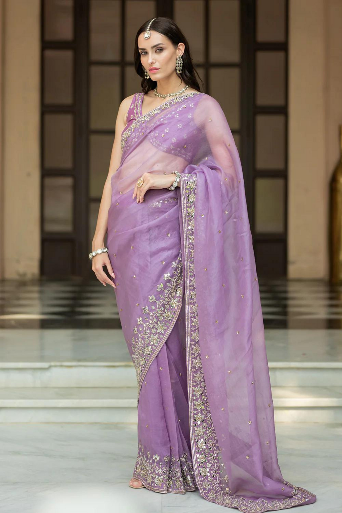 Lavinder Saree Set
