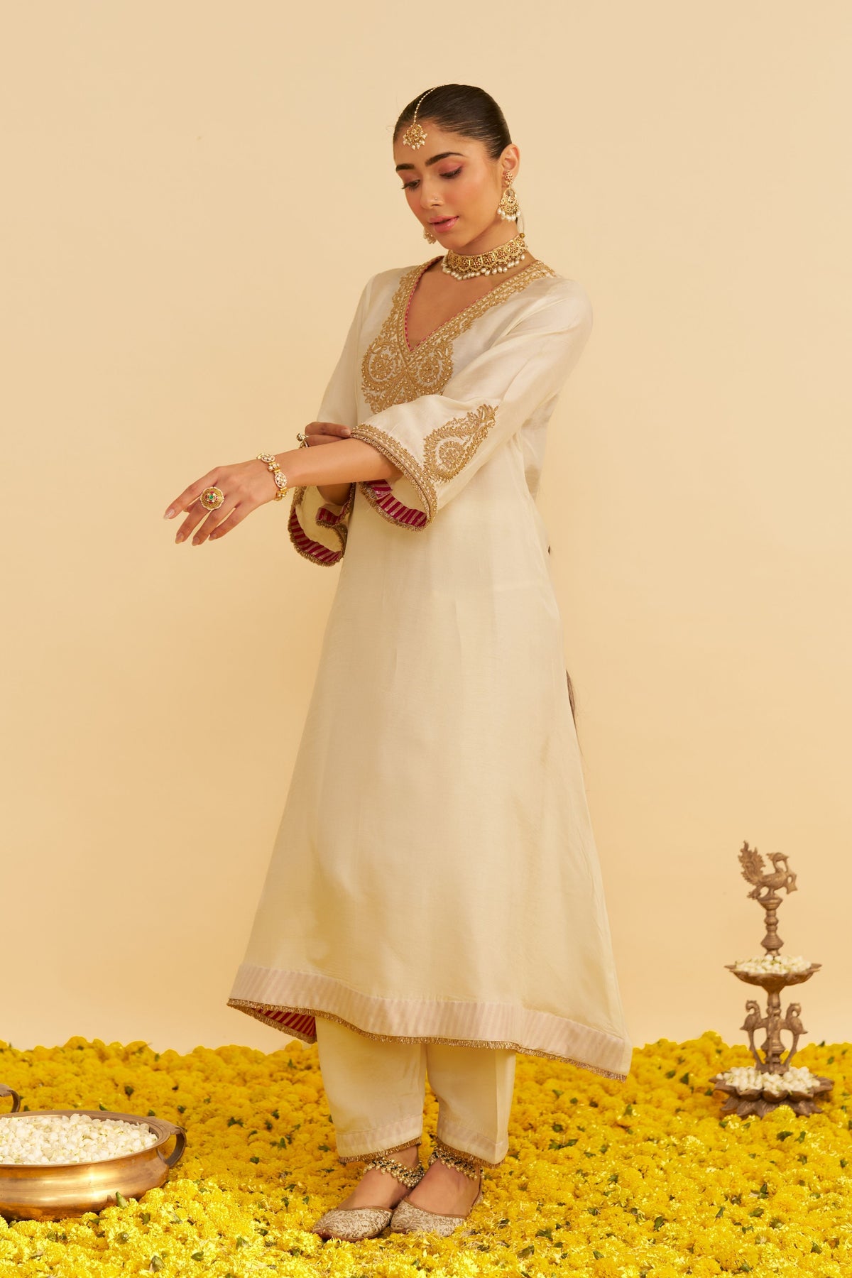Haayat Ivory Salwar Set