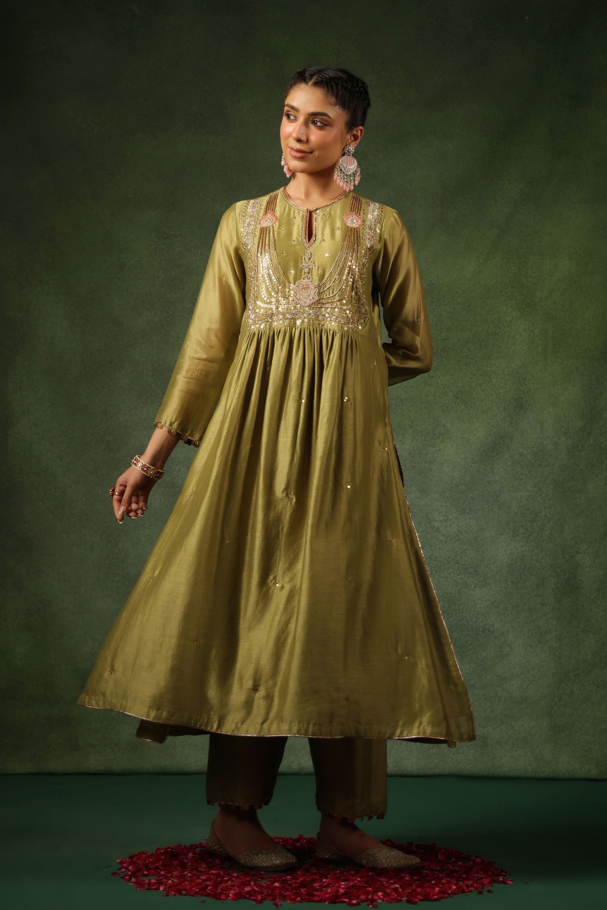 Pakeezah Jadau Kurta Set
