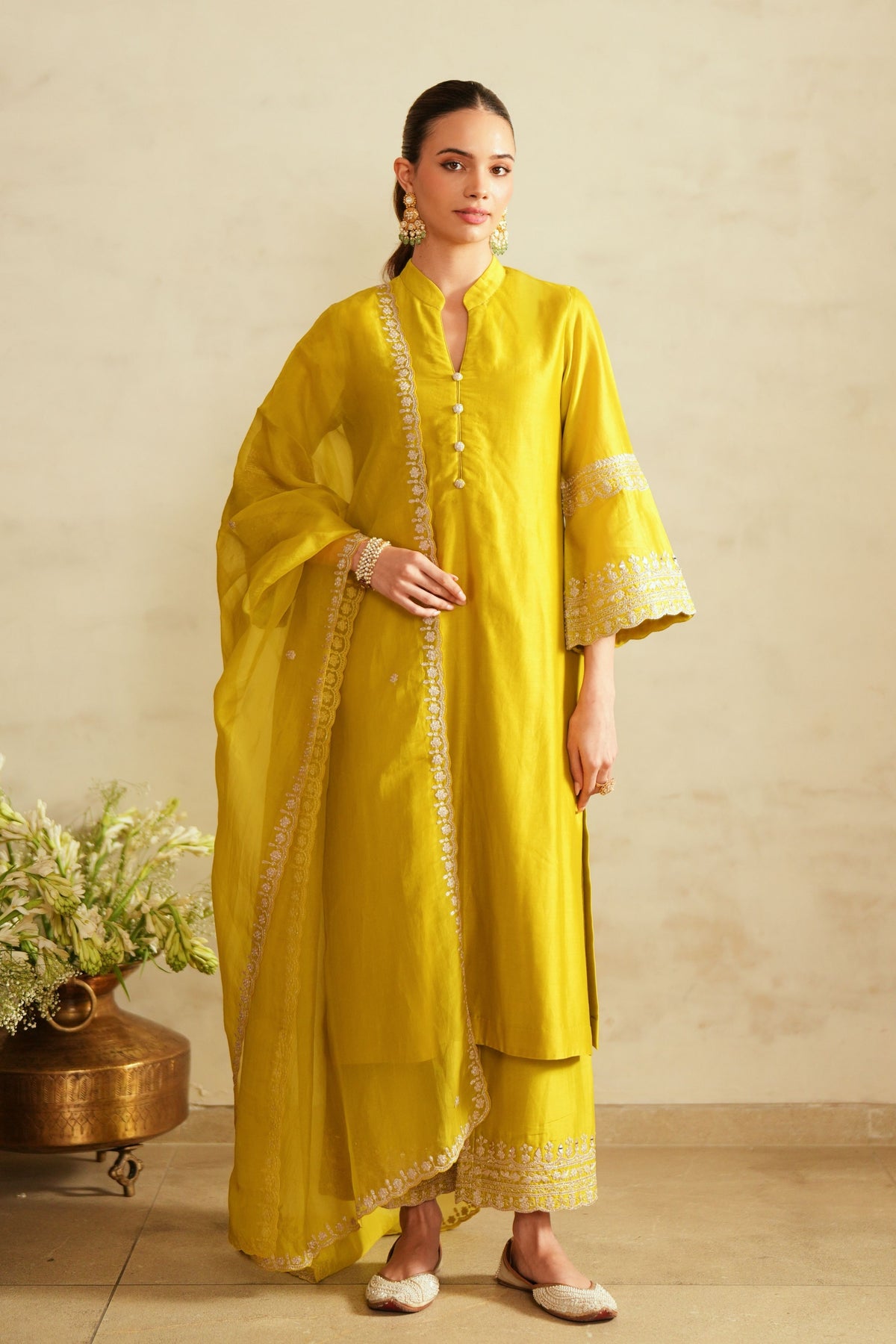 Rituals Lime Green Kurta Set