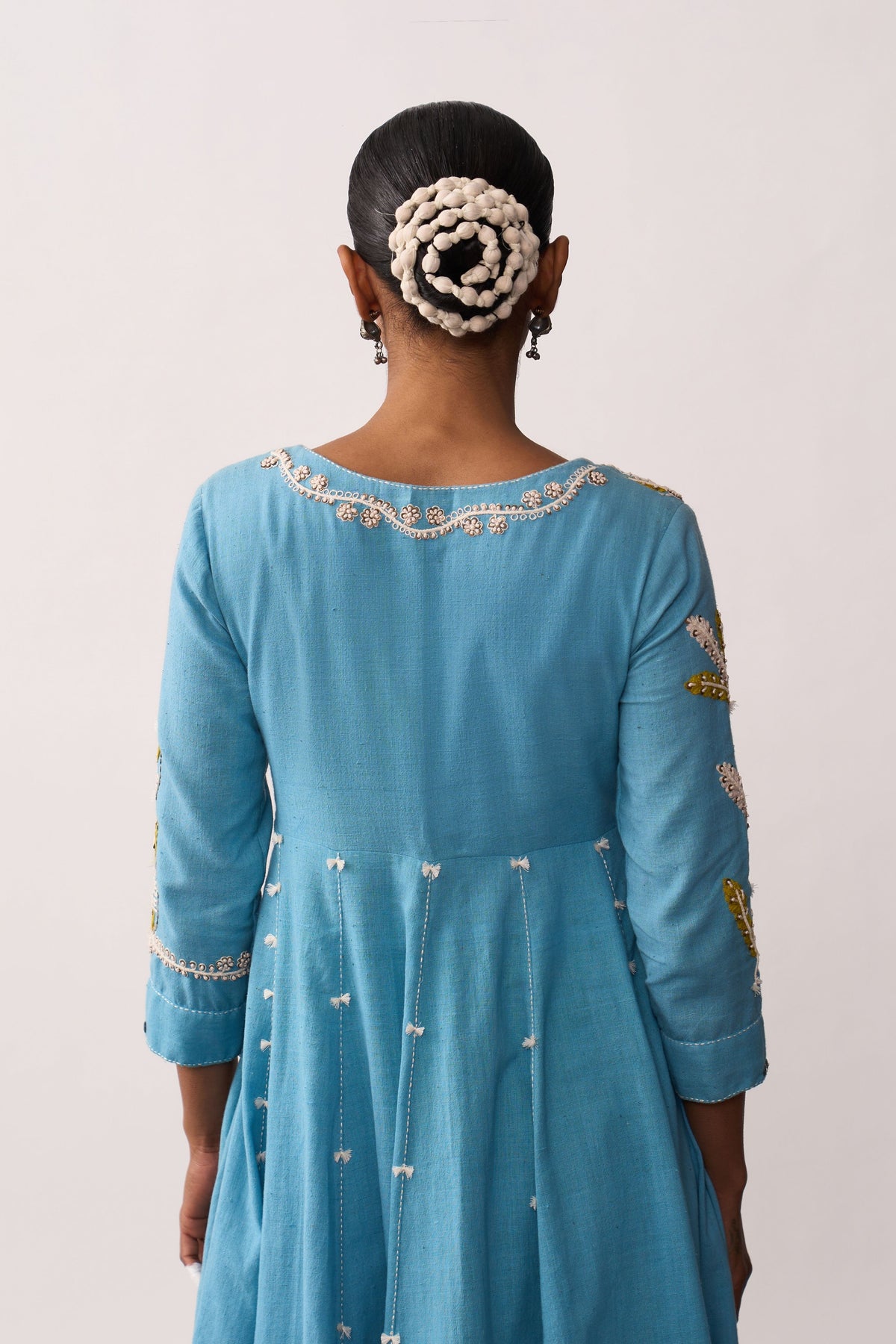 Hazrat Blue Anarkali Set