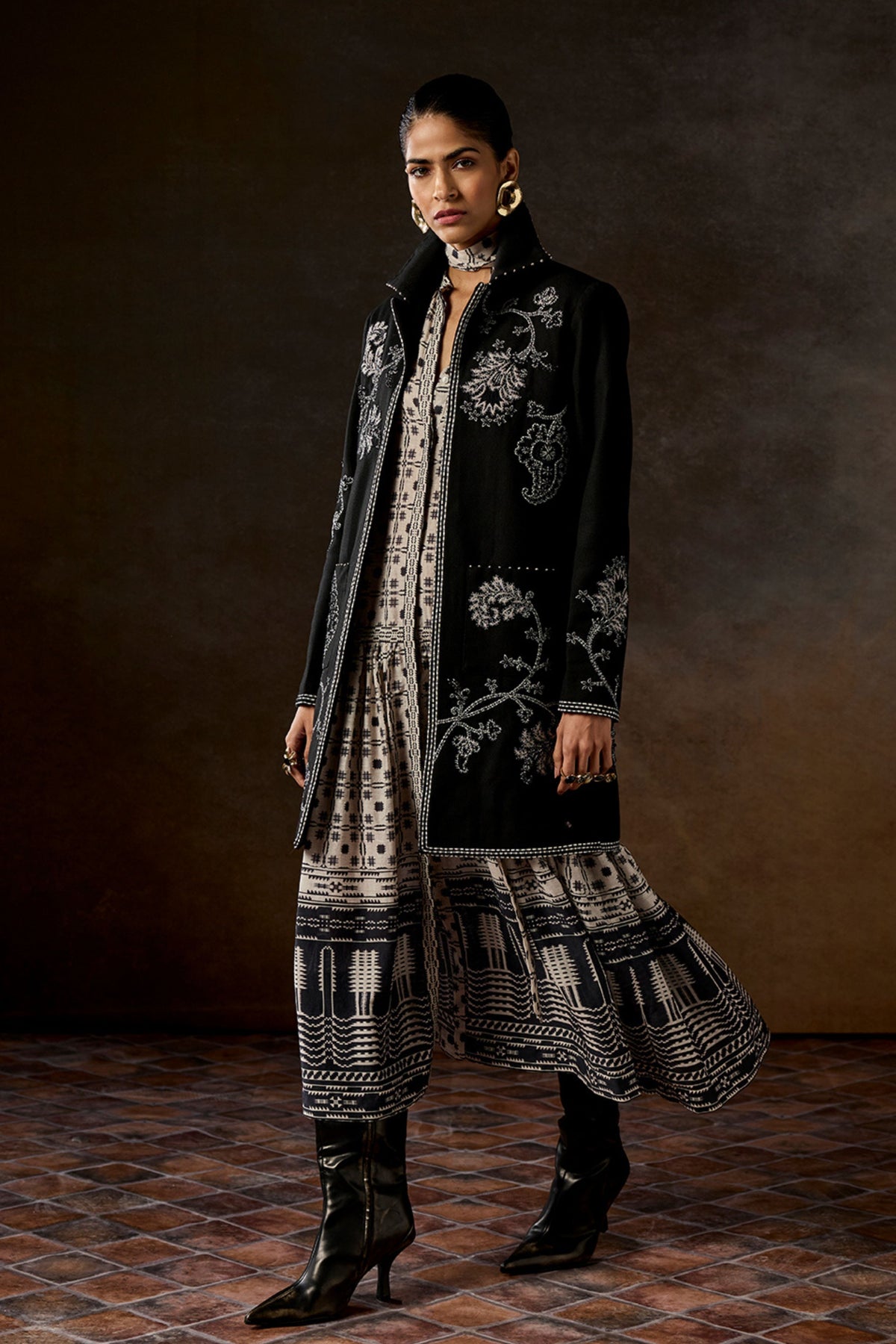 Mirella Long Black Jacket