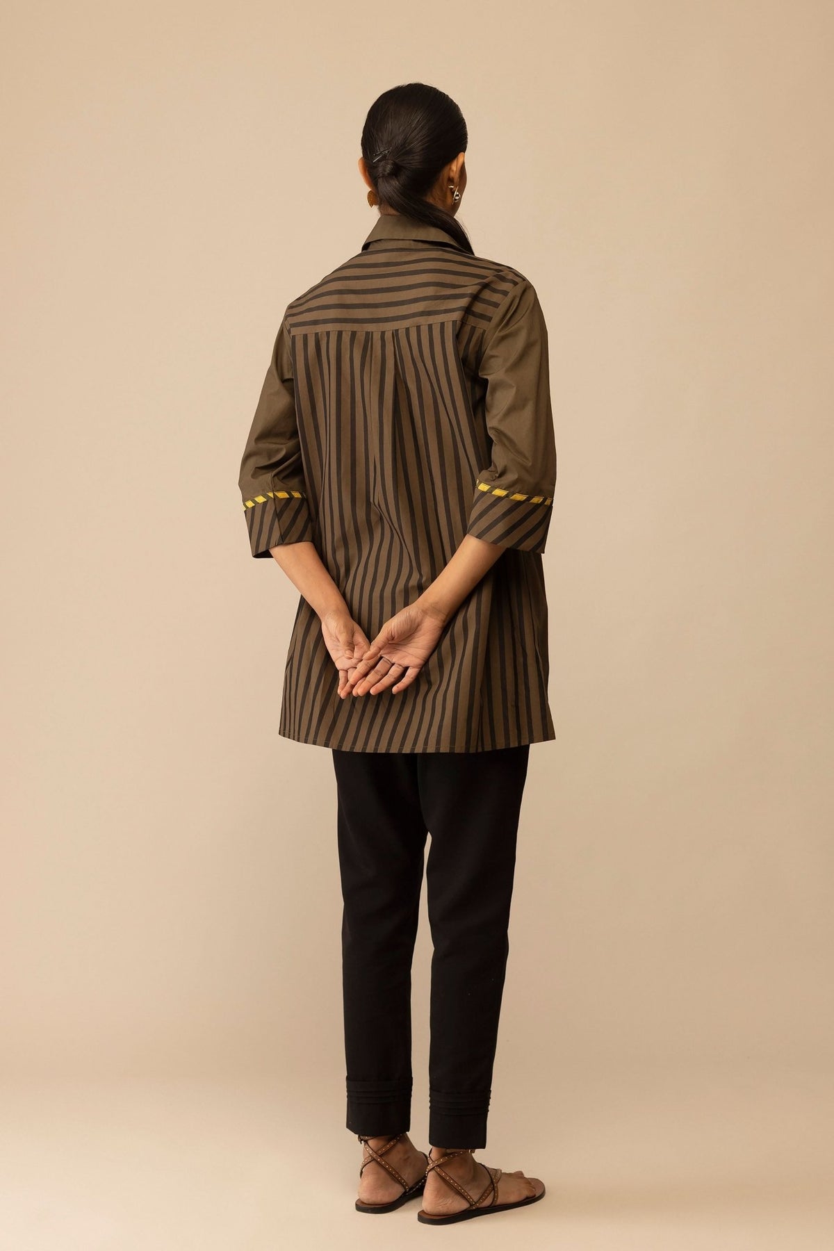 Neela Olive Top - Bunka - Elahe