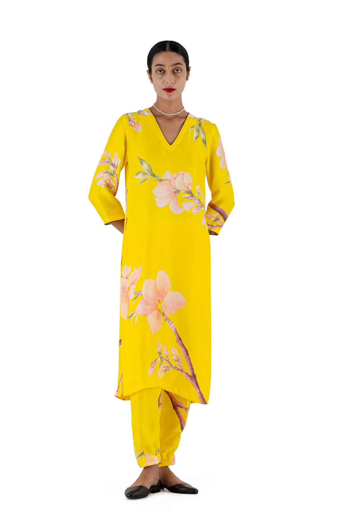 Kakol Yellow Kurta With Pants