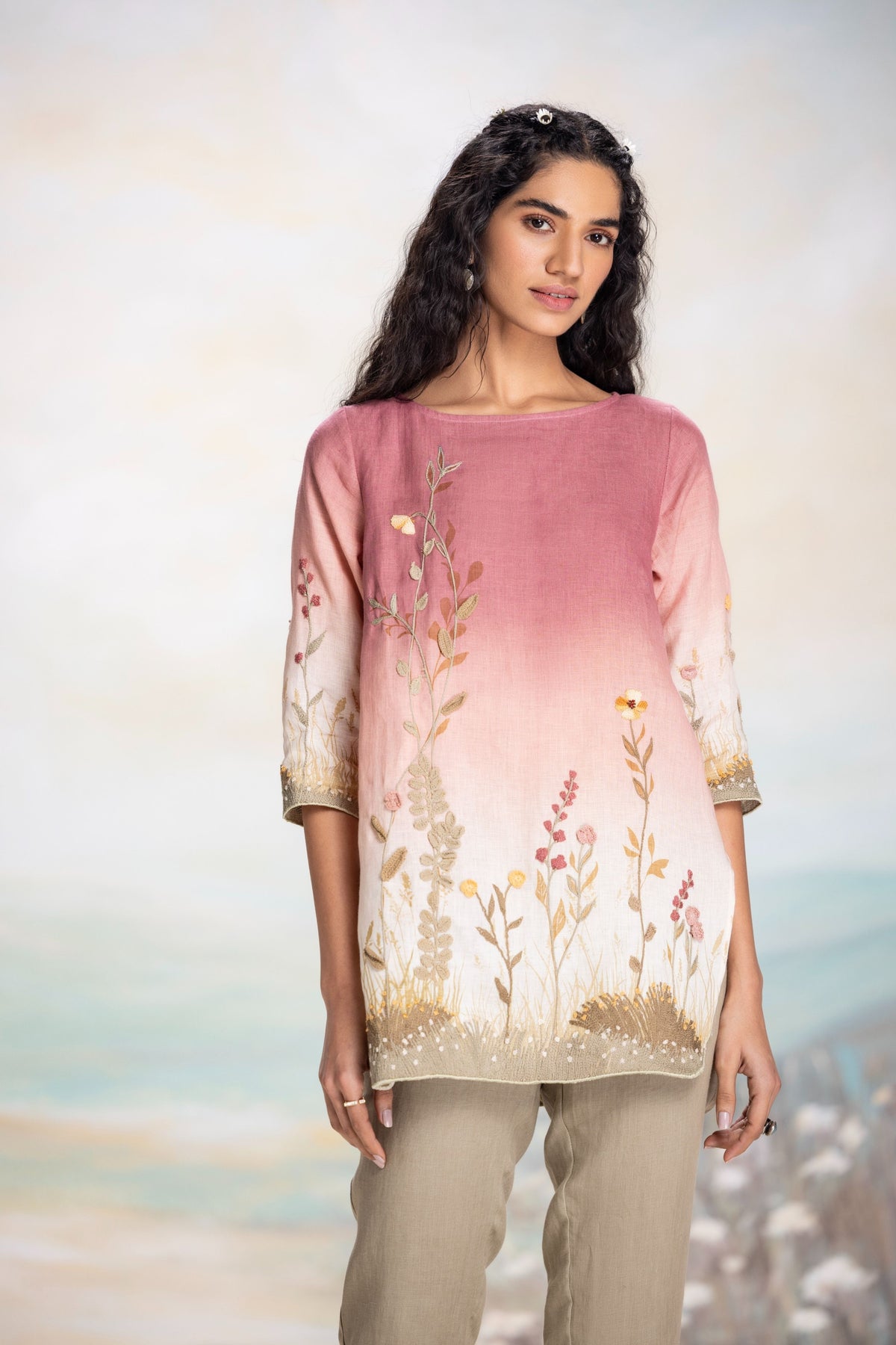 Landscape Mona Pink Co-ord Set