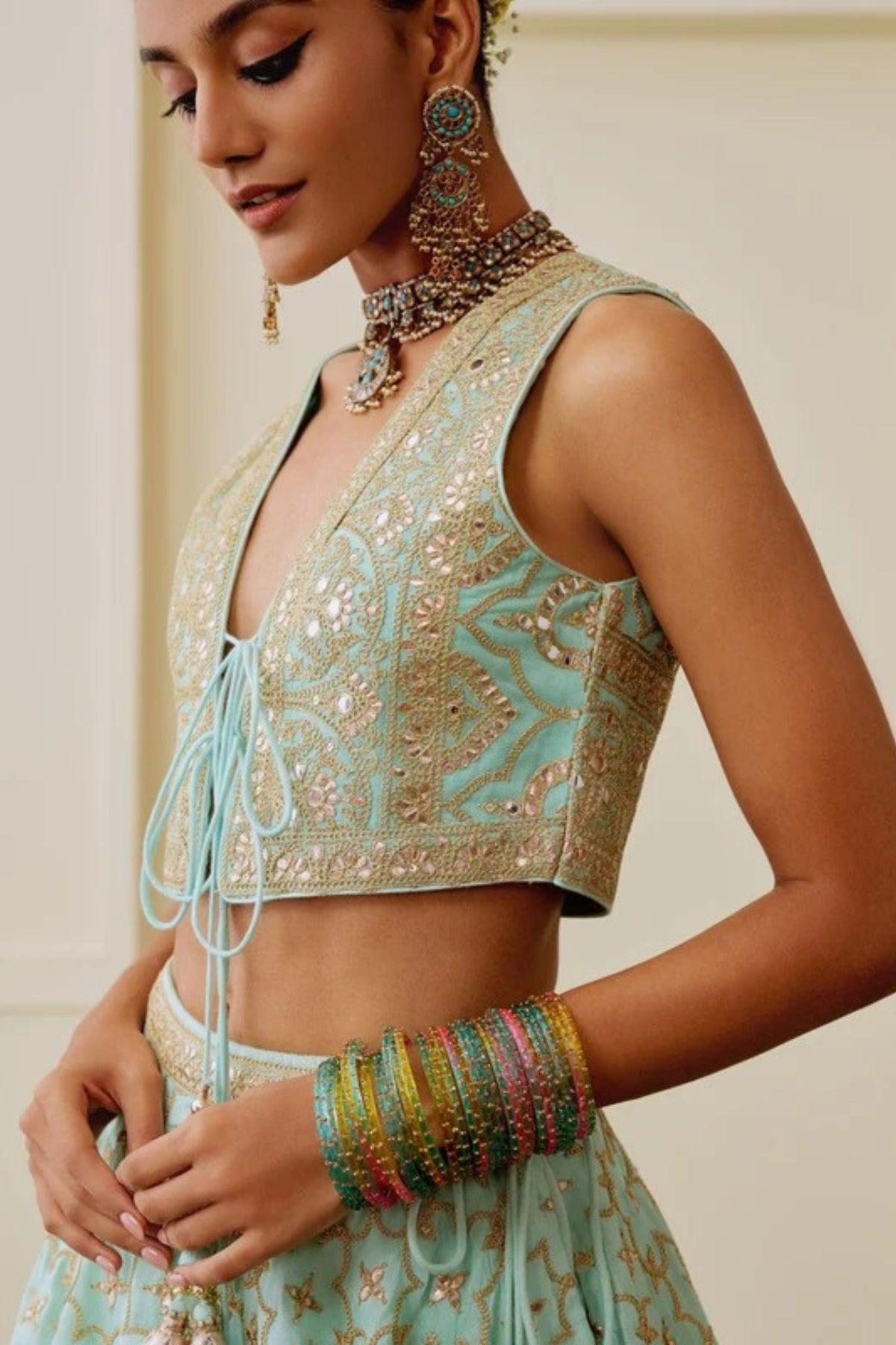 Nazm Lehenga Set