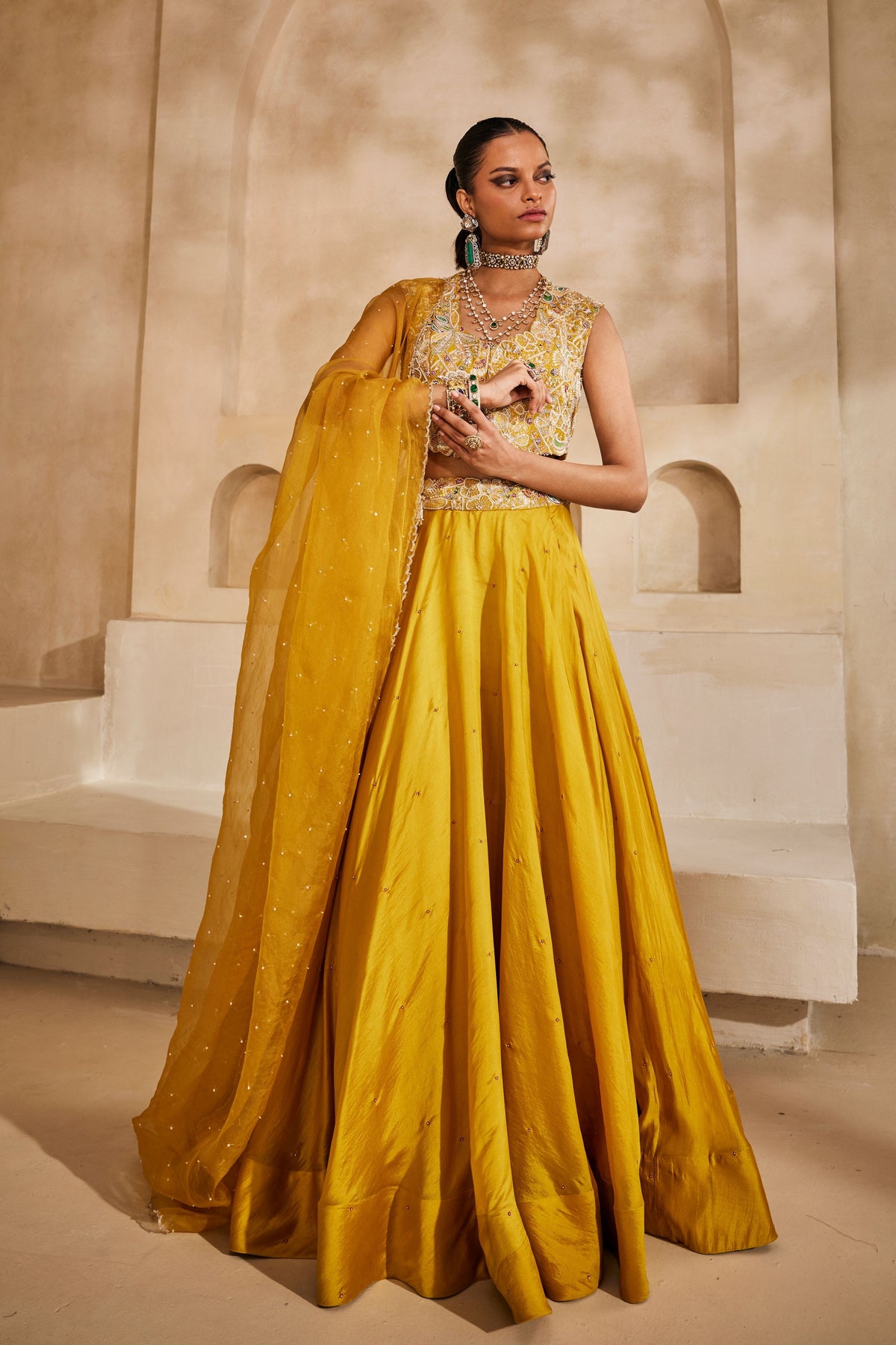 Peeli Noor Lehenga Set