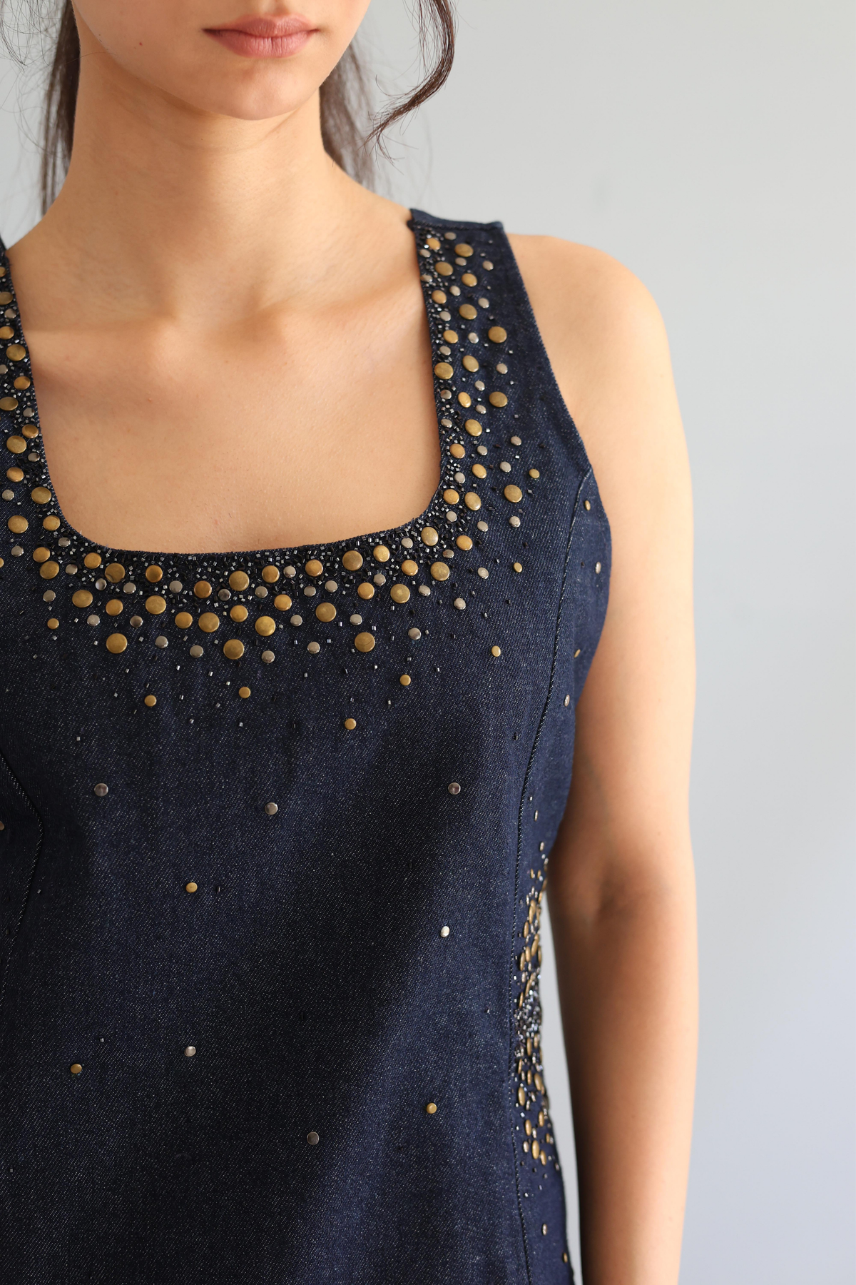 Midnight Blue Denim Dress
