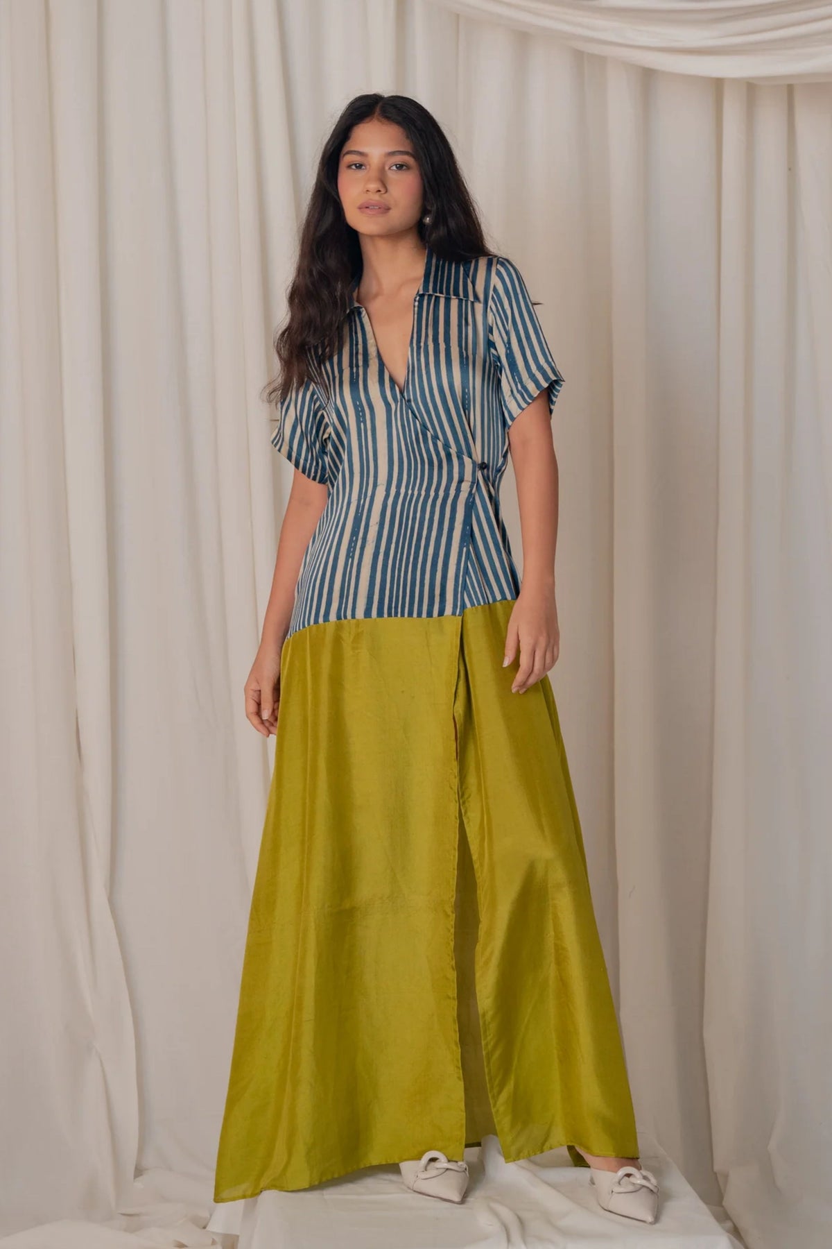 Stripes Maxi Dress