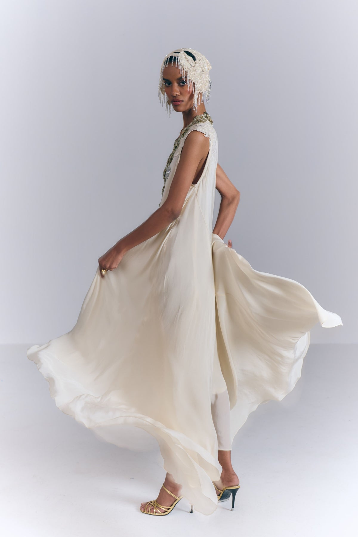 Ivory Cascade Tunic