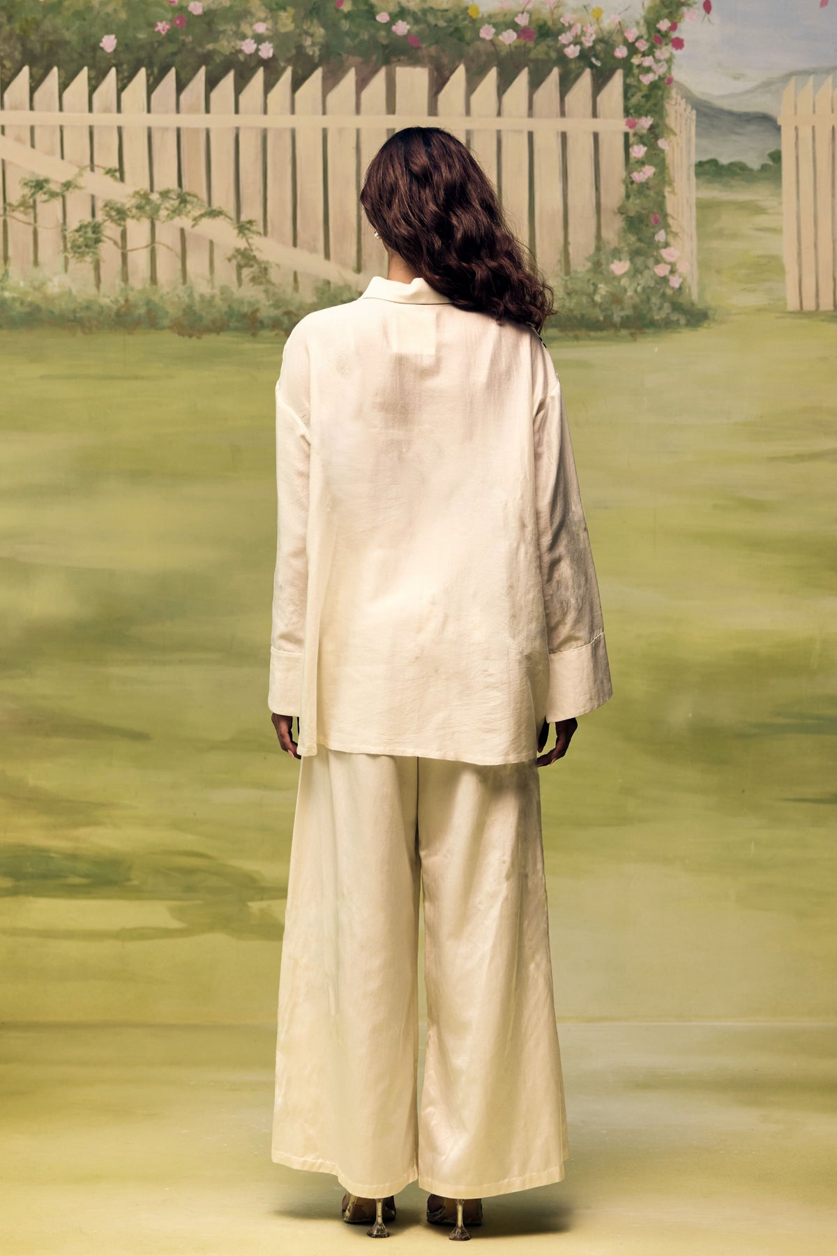 Ivory Porcelain Ink Co-ord Set