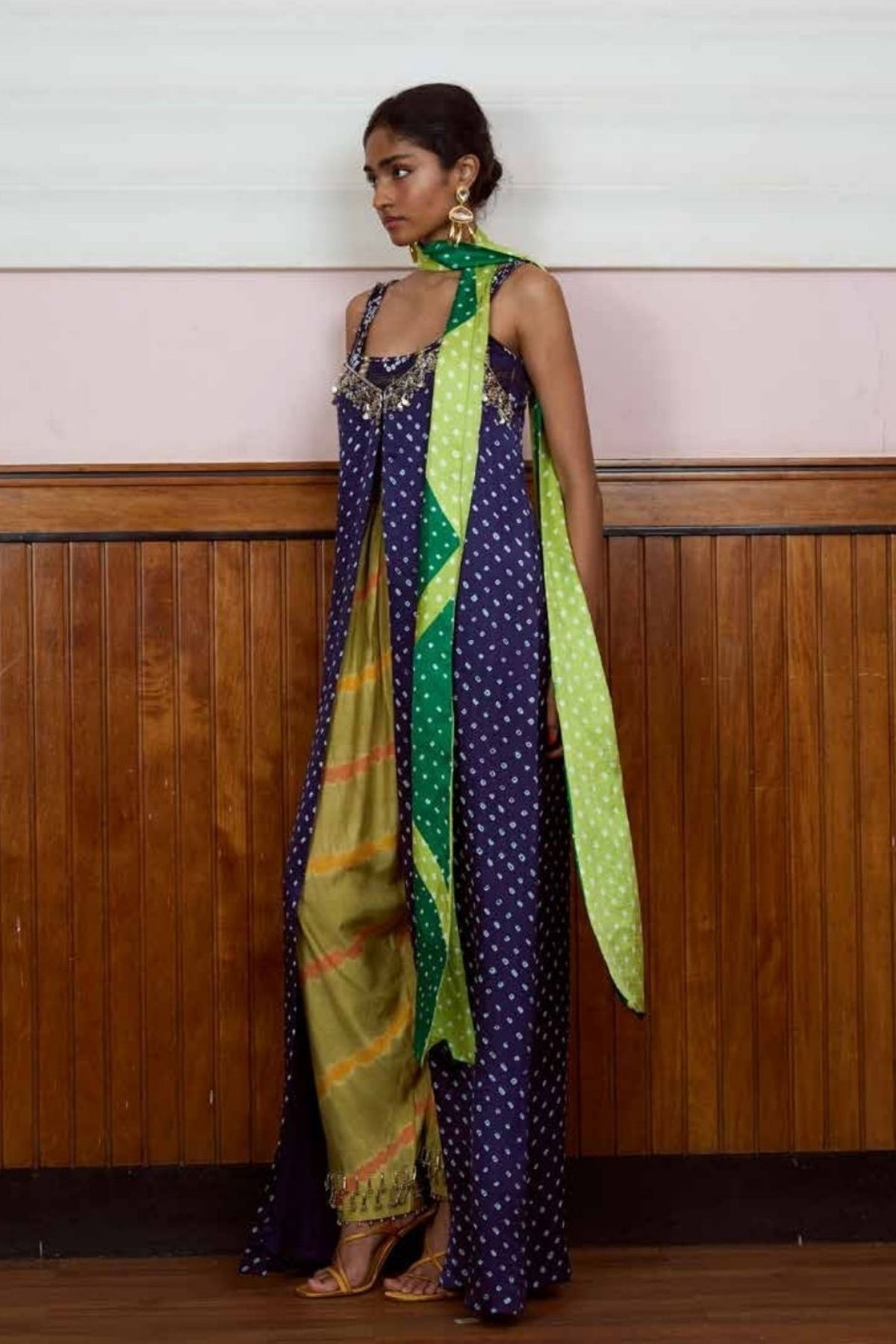 Kavya Indigo Farshi Kurta Set