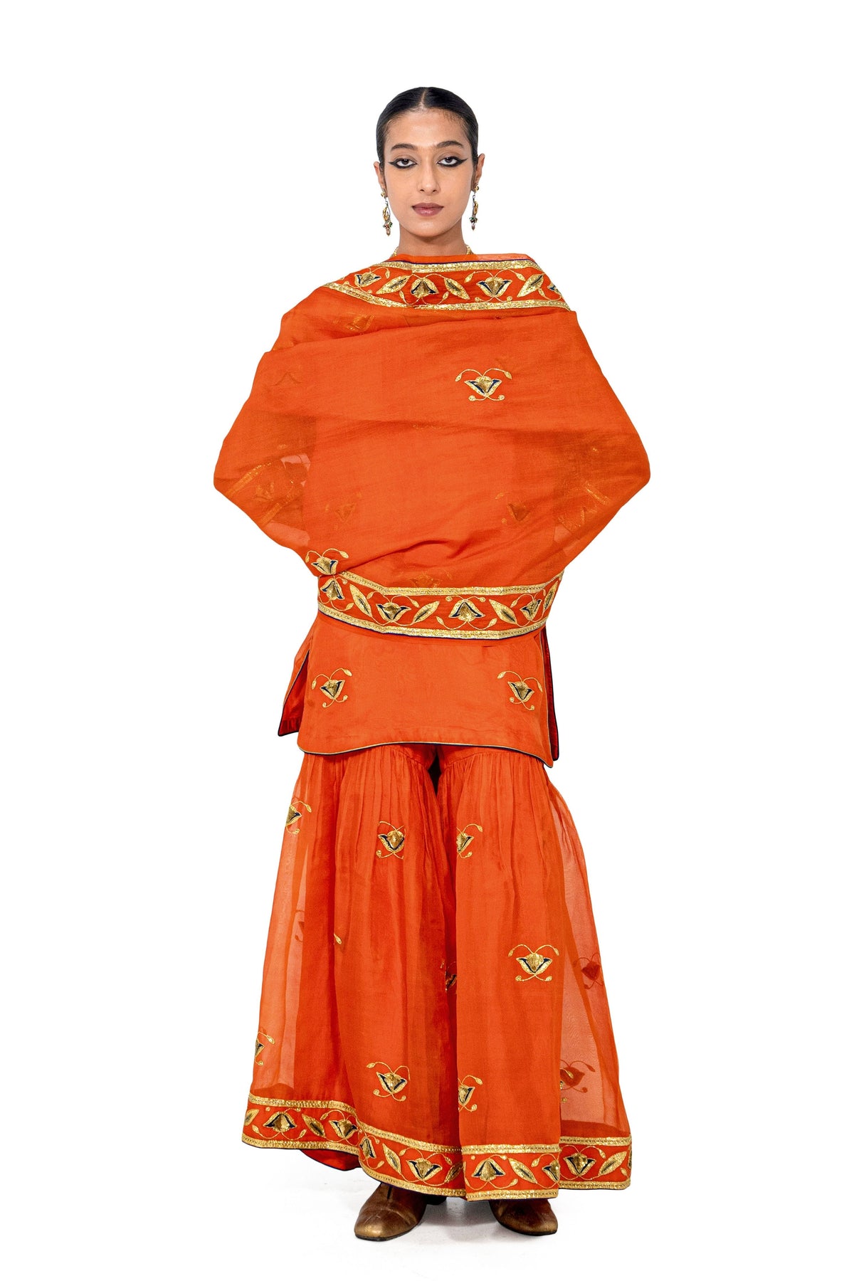 Dharnok Gerua Dupatta