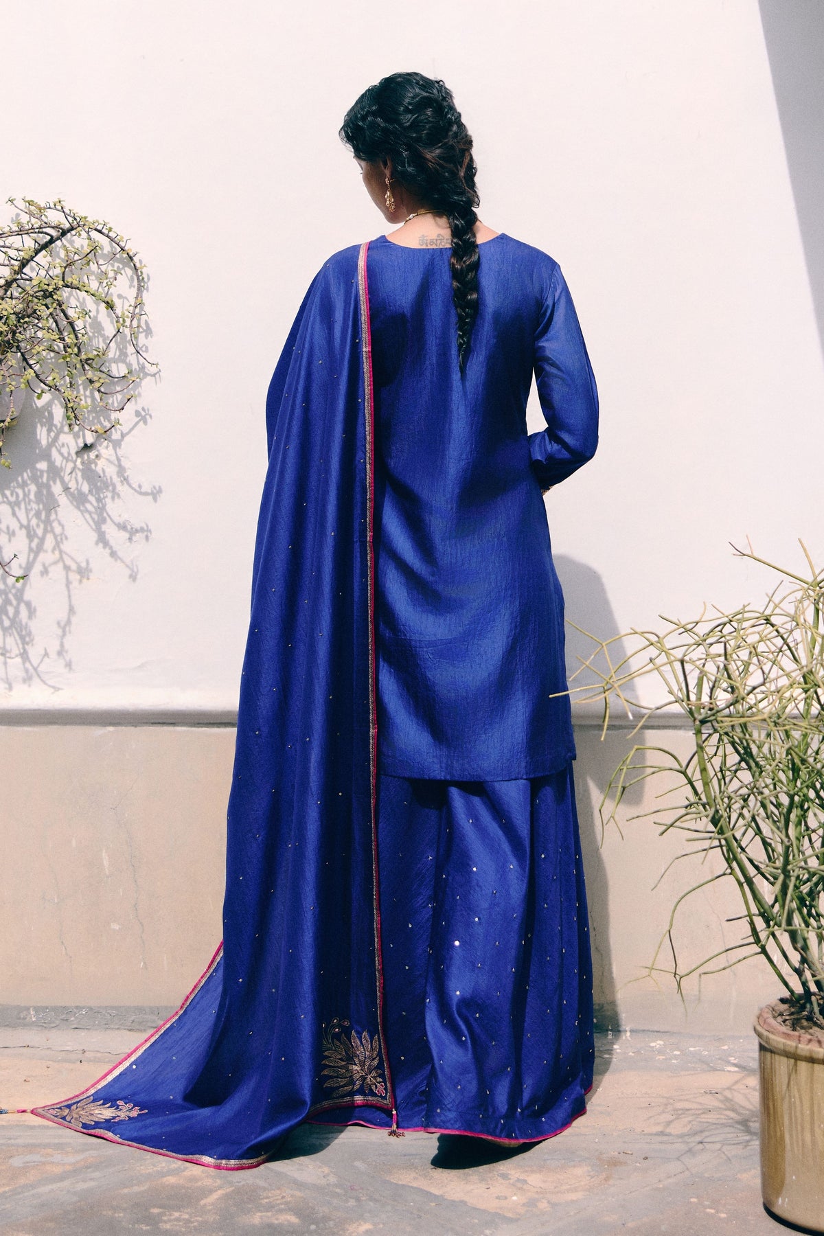 Neel Mor Sharara Set